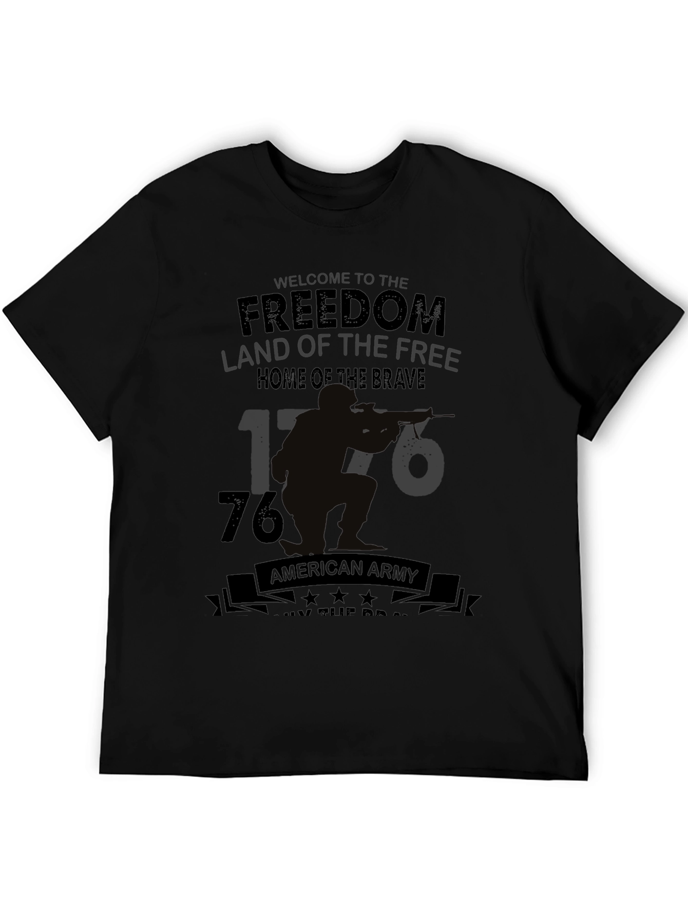 Freedom Land T-Shirt - American Army Patriotic Tee
