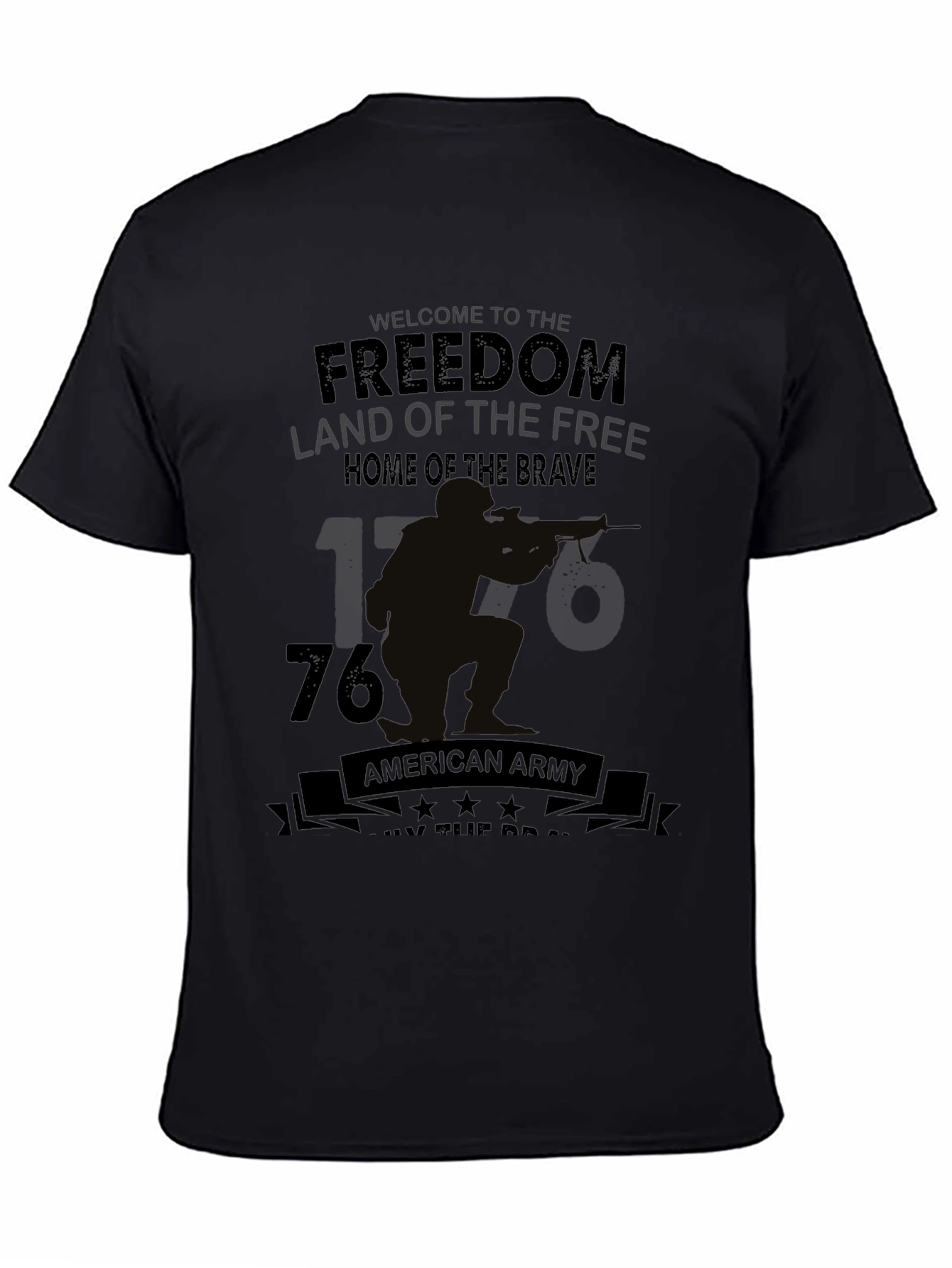 Freedom Land T-Shirt - American Army Patriotic Tee