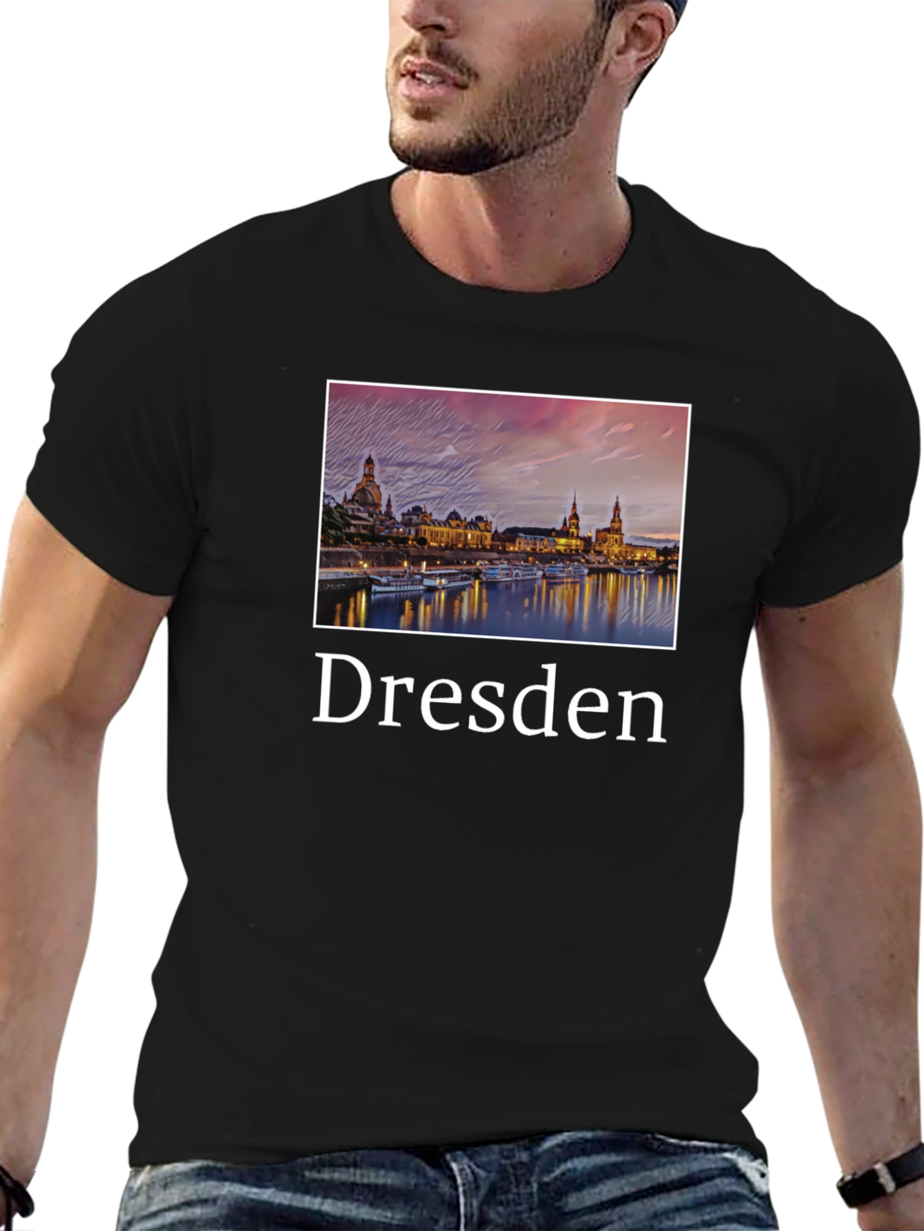 Dresden Skyline Graphic T-Shirt