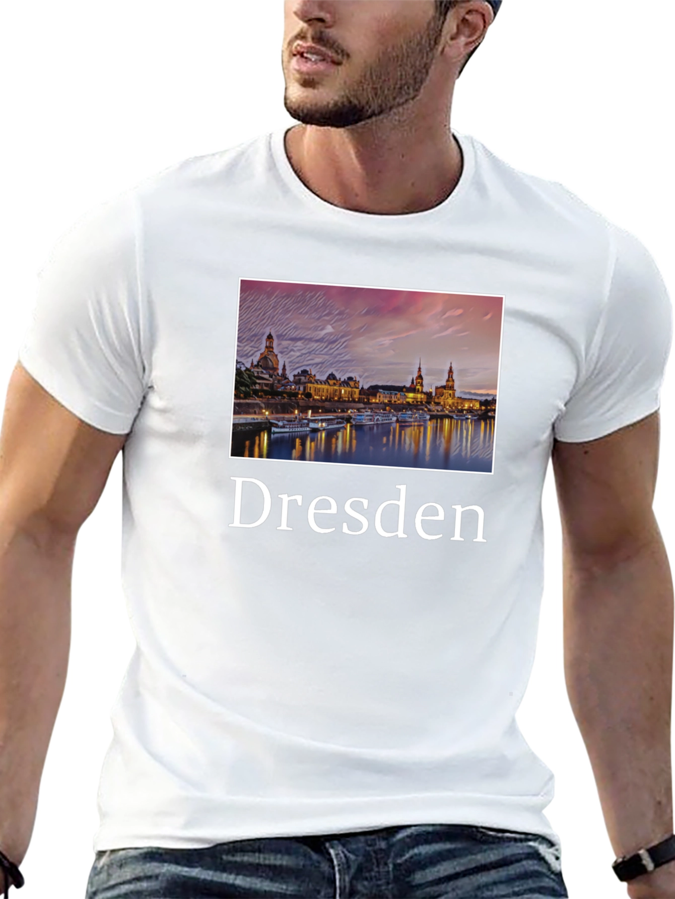 Dresden Skyline Graphic T-Shirt
