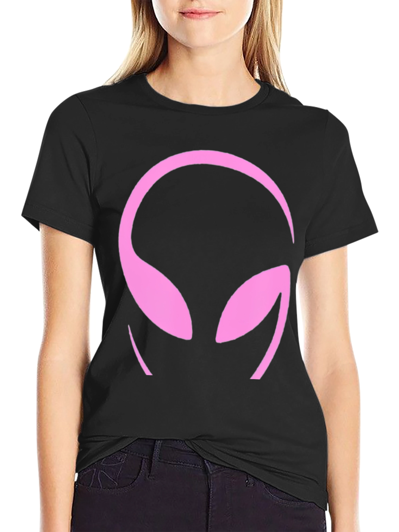 Alien Head Graphic T-Shirt - Bold & Stylish