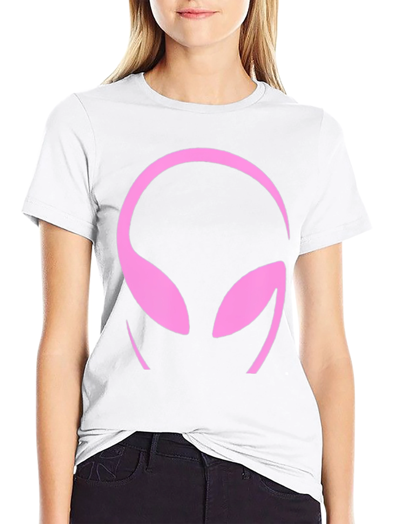 Alien Head Graphic T-Shirt - Bold & Stylish