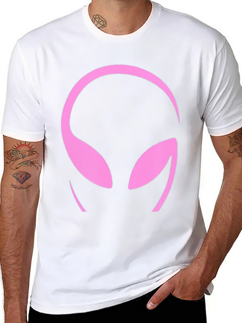Alien Head Graphic T-Shirt - Bold & Stylish