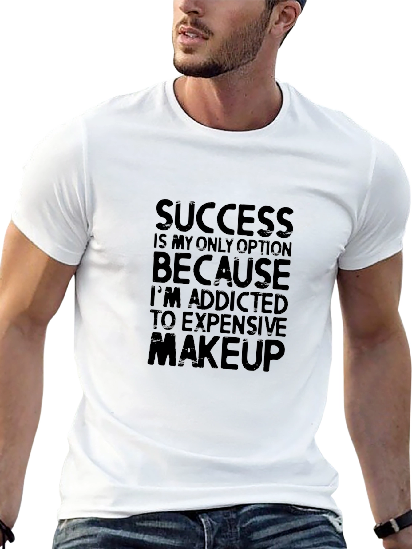 Success Addicted to Makeup Black T-Shirt