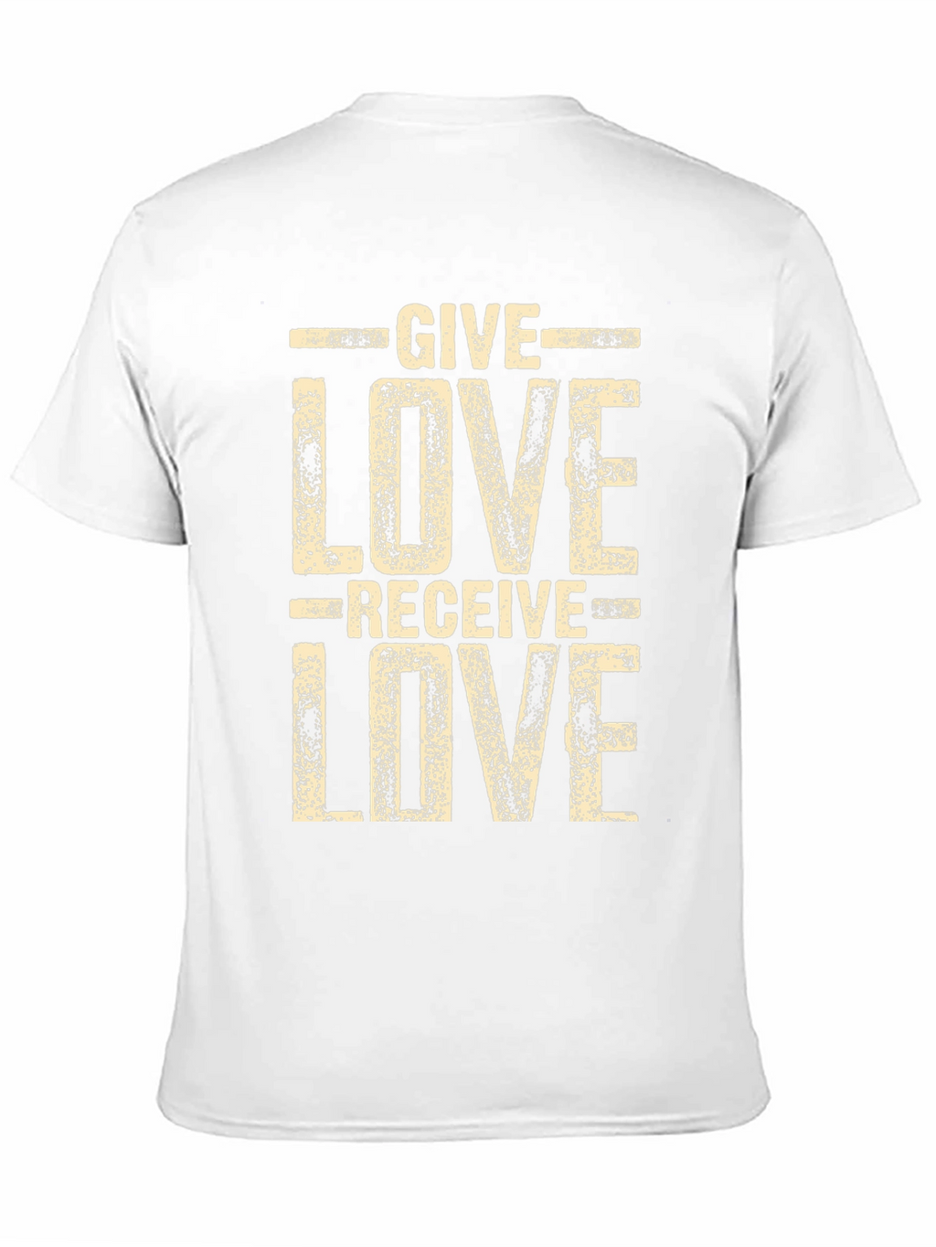 Give Love Receive Love Black Graphic Tee