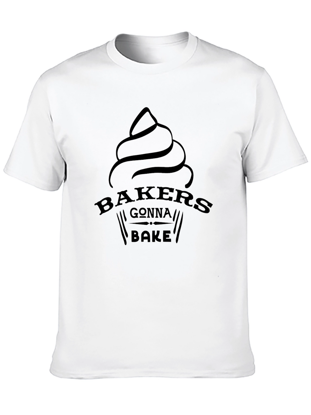 Bakers Gonna Bake Graphic T-Shirt - Black