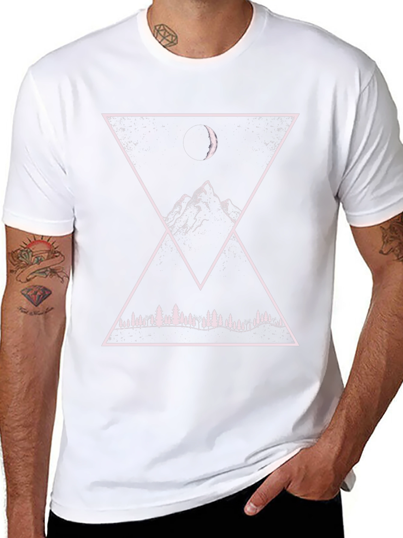 Mountain & Moon Graphic Tee