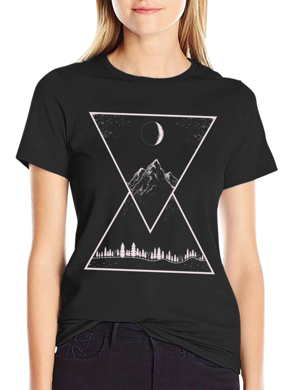 Mountain & Moon Graphic Tee