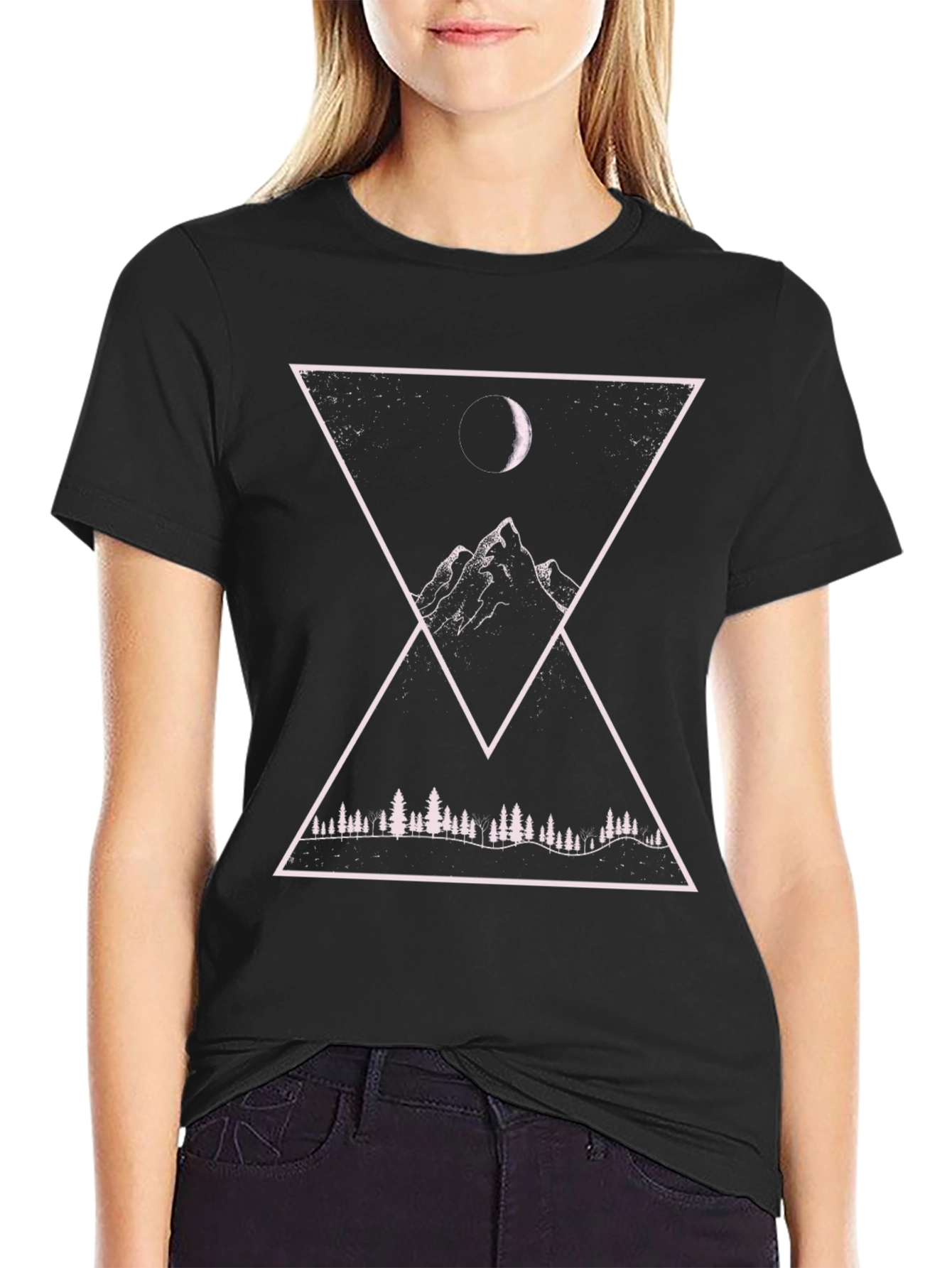 Mountain & Moon Graphic Tee