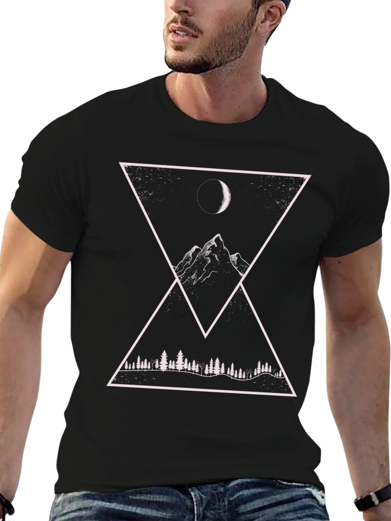 Mountain & Moon Graphic Tee