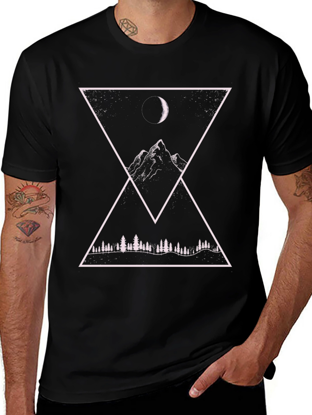 Mountain & Moon Graphic Tee