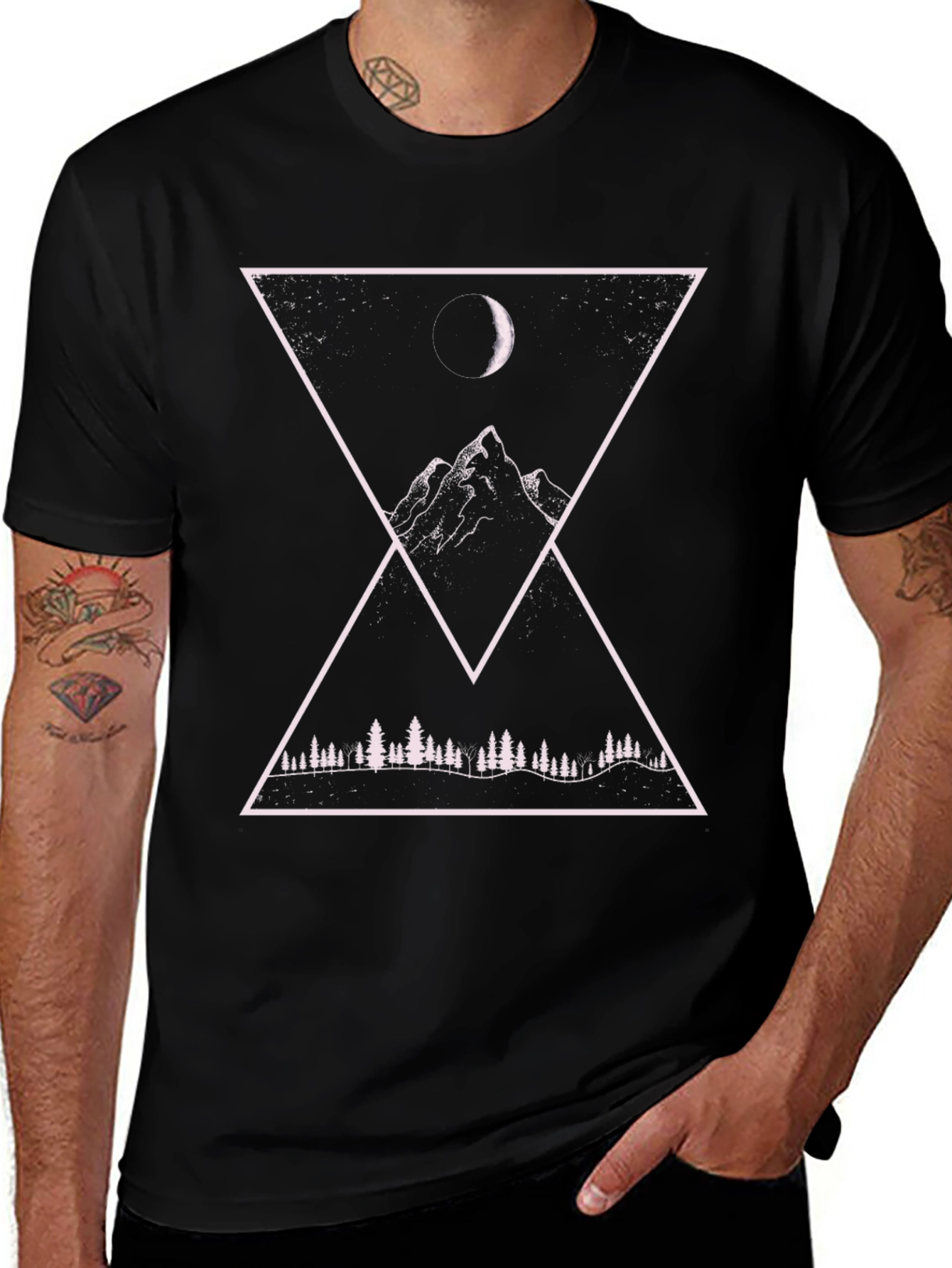 Mountain & Moon Graphic Tee