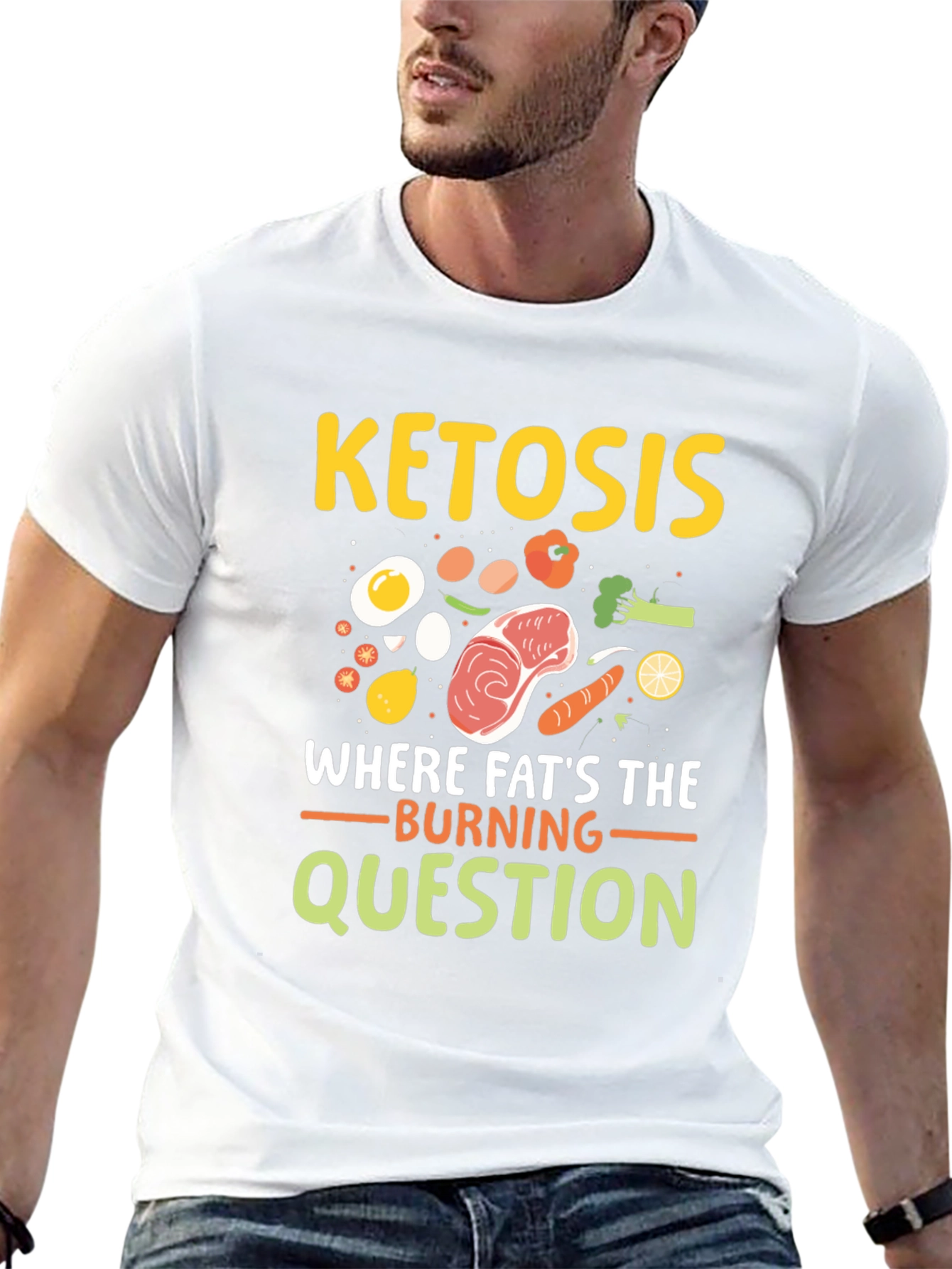 Ketosis Burning Question Graphic Tee
