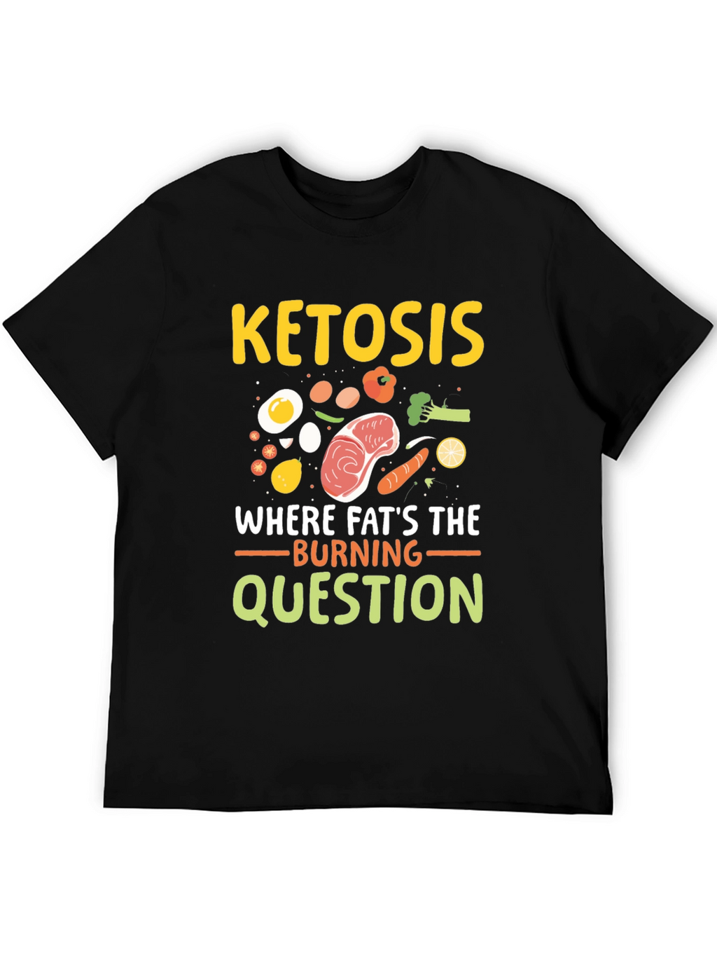 Ketosis Burning Question Graphic Tee