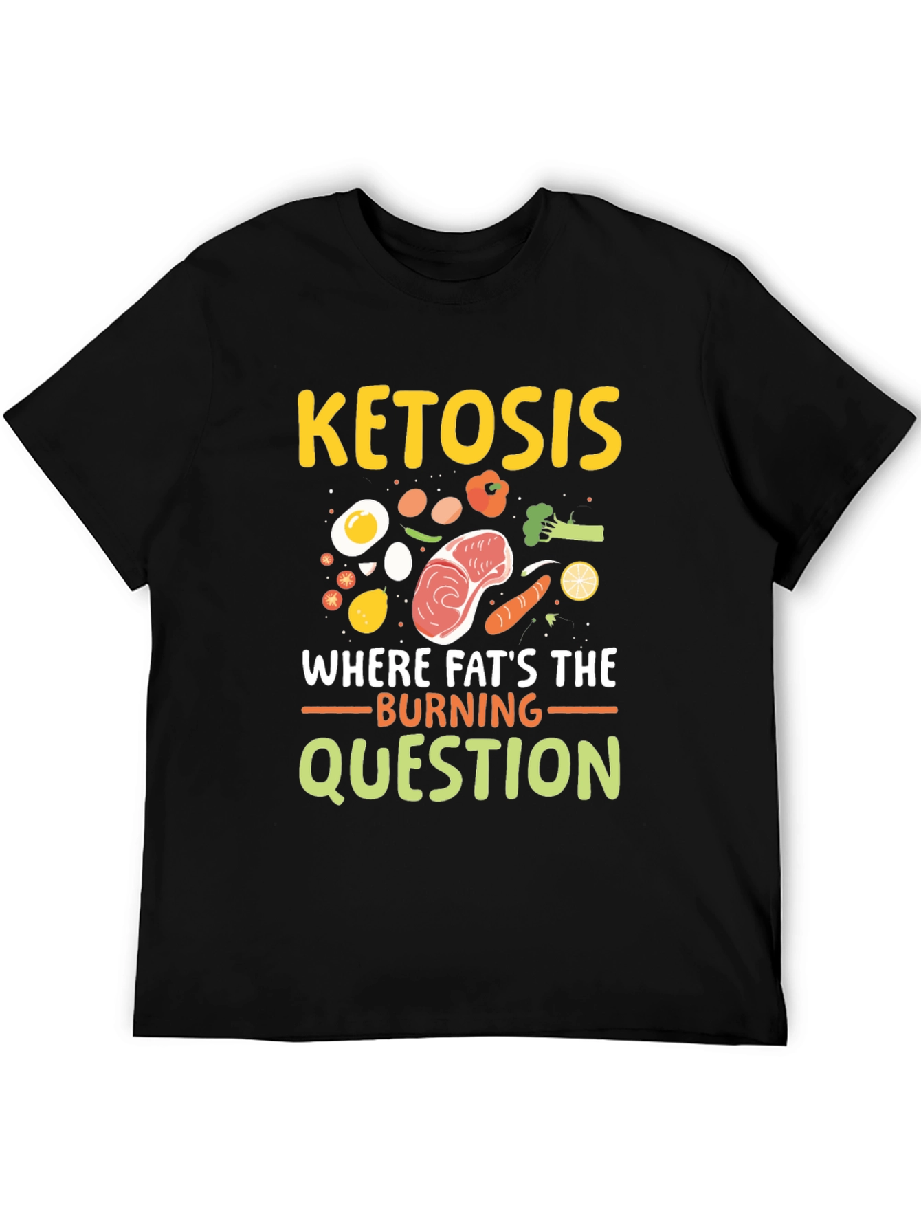 Ketosis Burning Question Graphic Tee