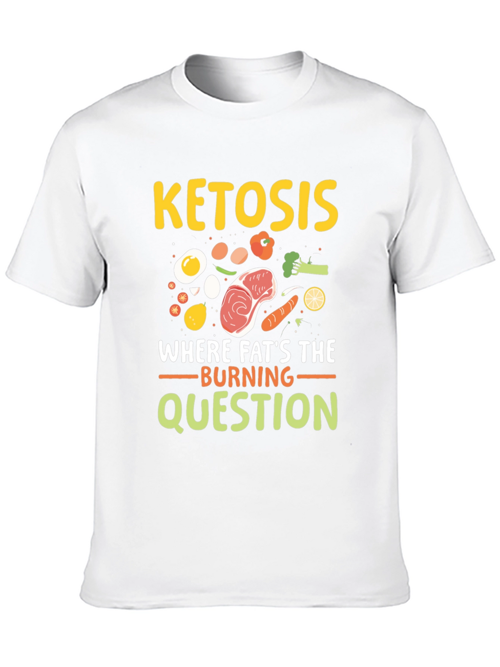 Ketosis Burning Question Graphic Tee