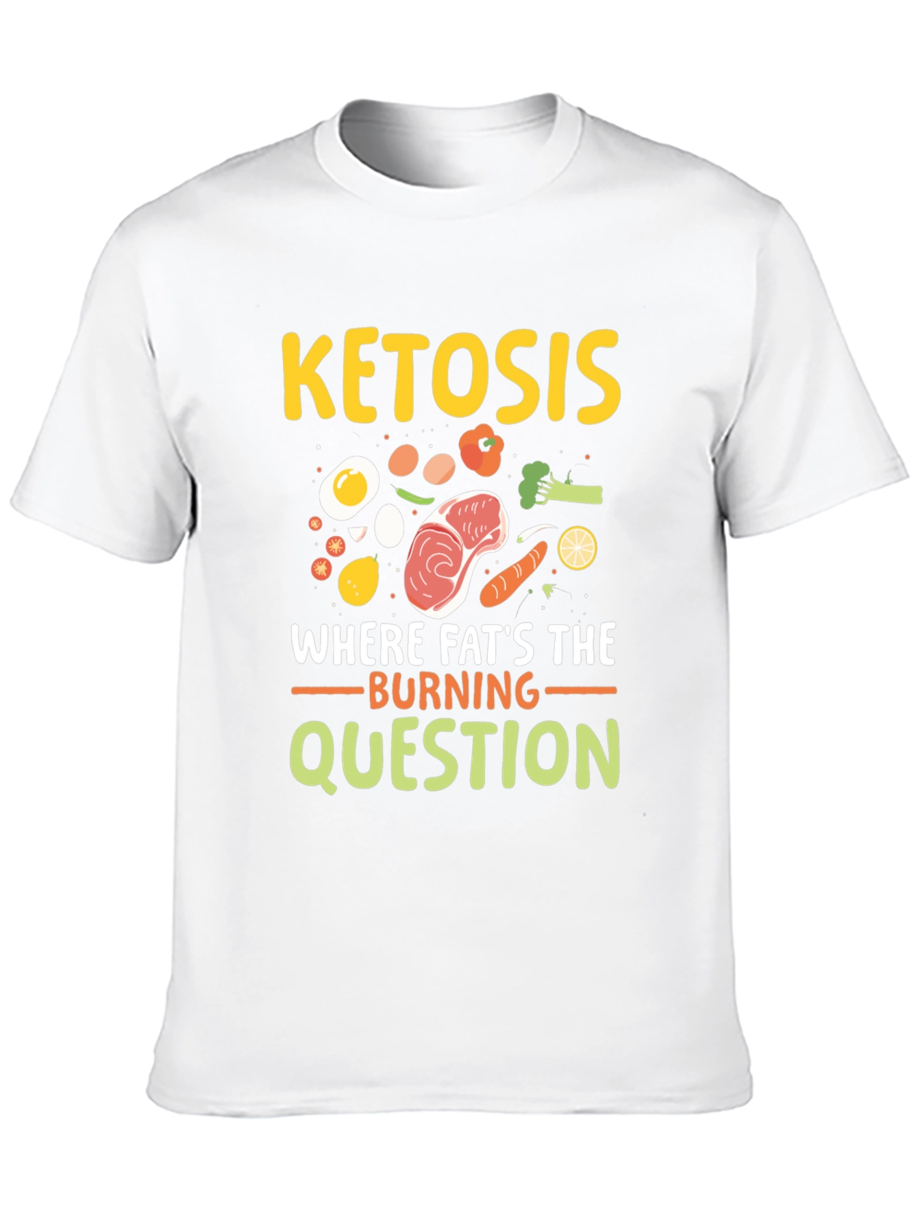 Ketosis Burning Question Graphic Tee