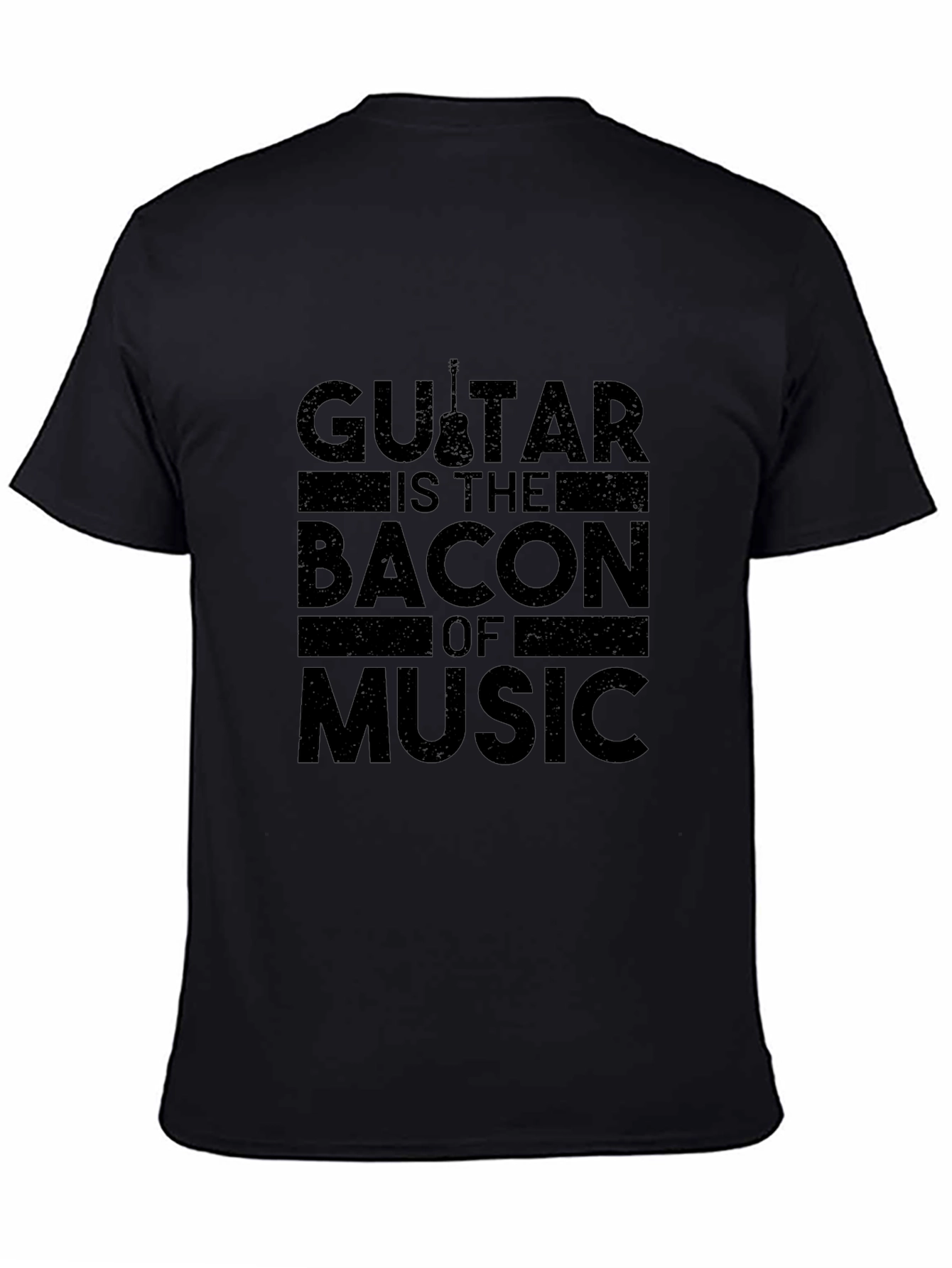 Guitar is the Bacon of Music Graphic T-Shirt