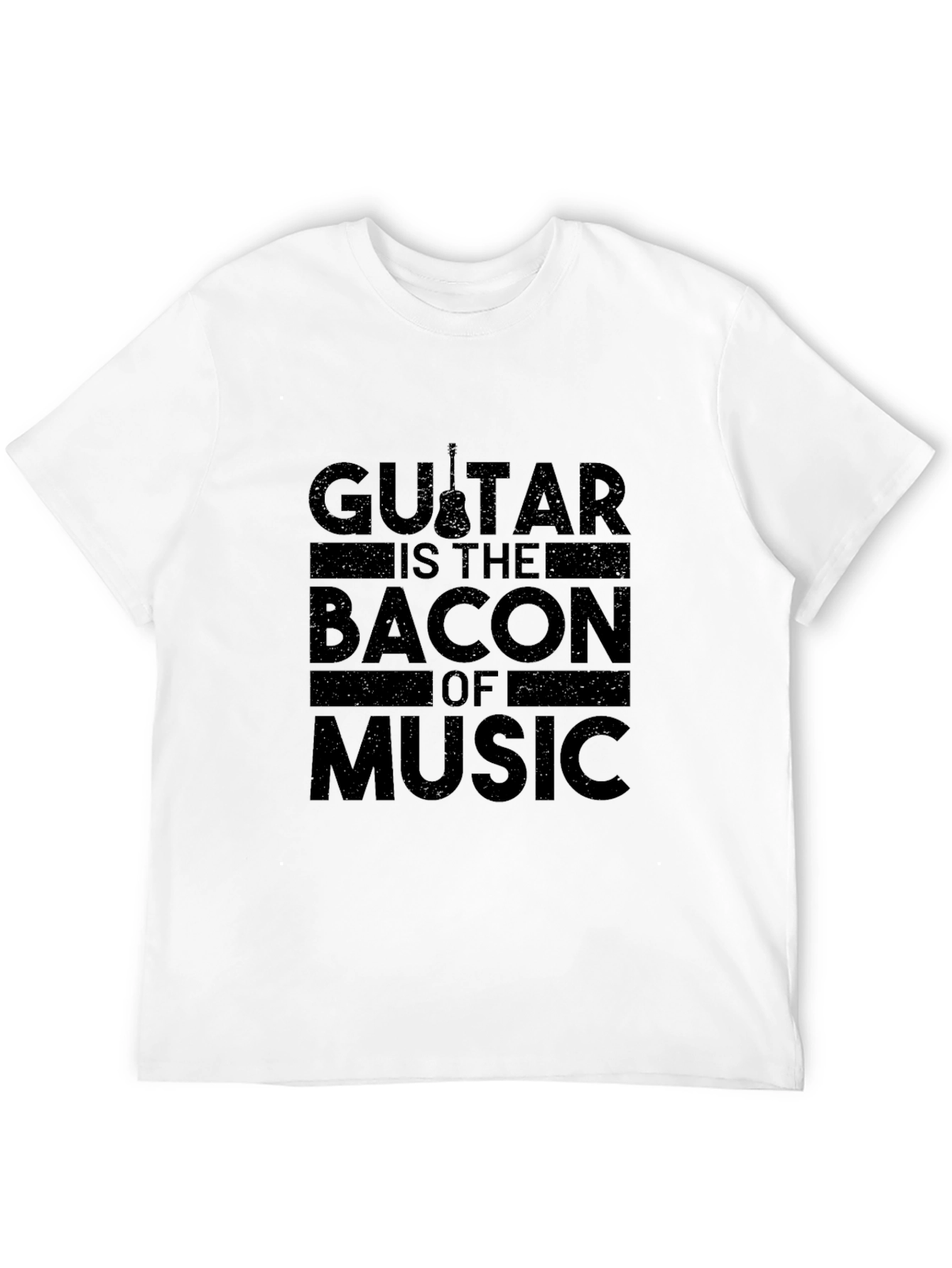 Guitar is the Bacon of Music Graphic T-Shirt