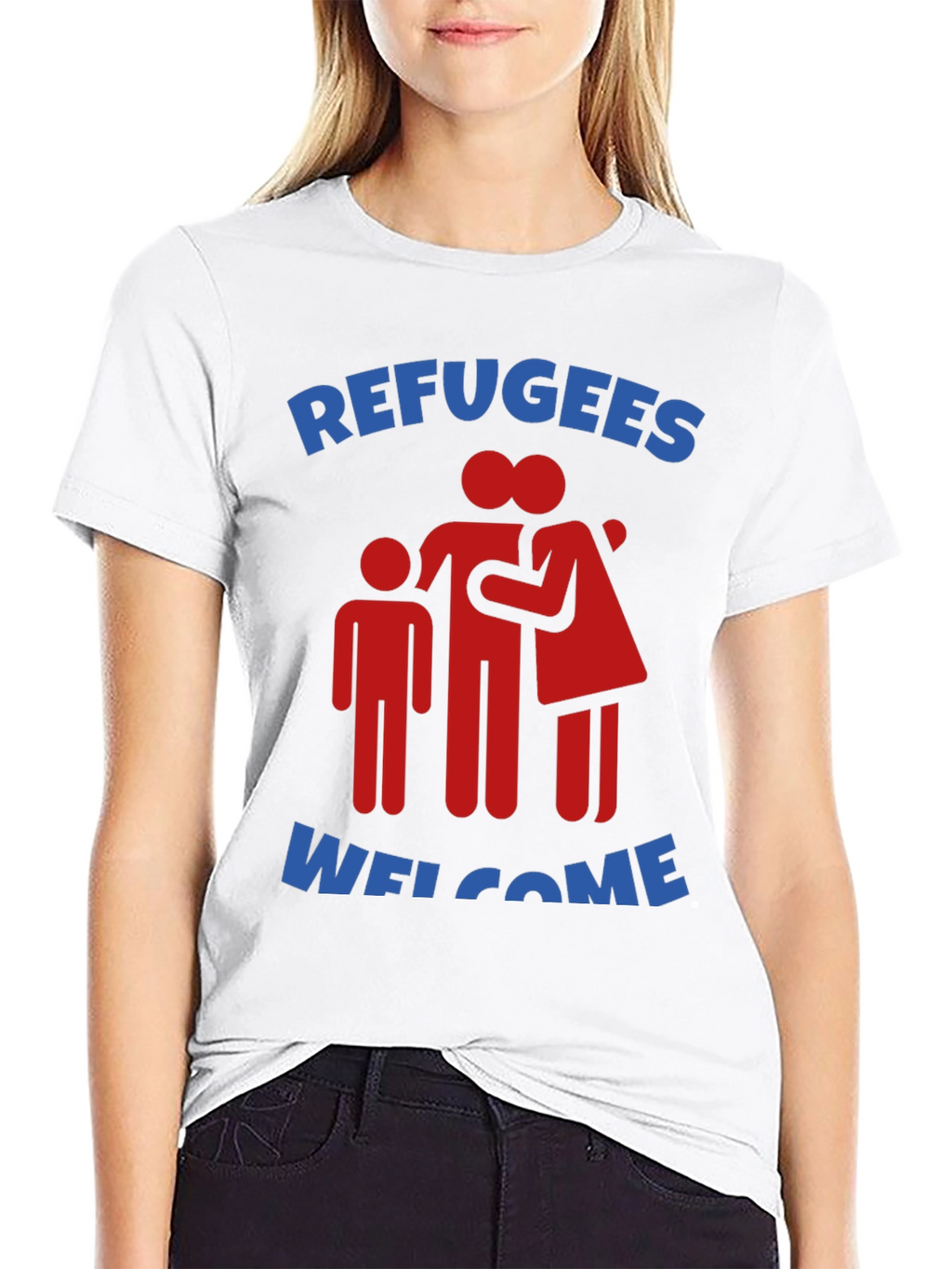 Refugees Welcome Graphic Tee - Show Your Support