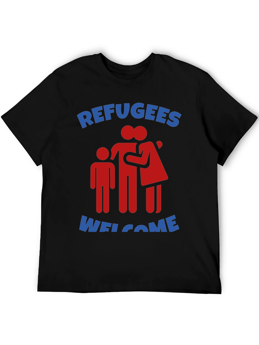 Refugees Welcome Graphic Tee - Show Your Support