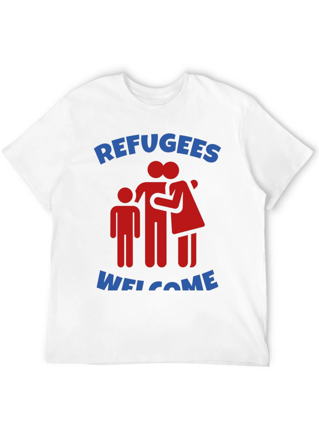 Refugees Welcome Graphic Tee - Show Your Support