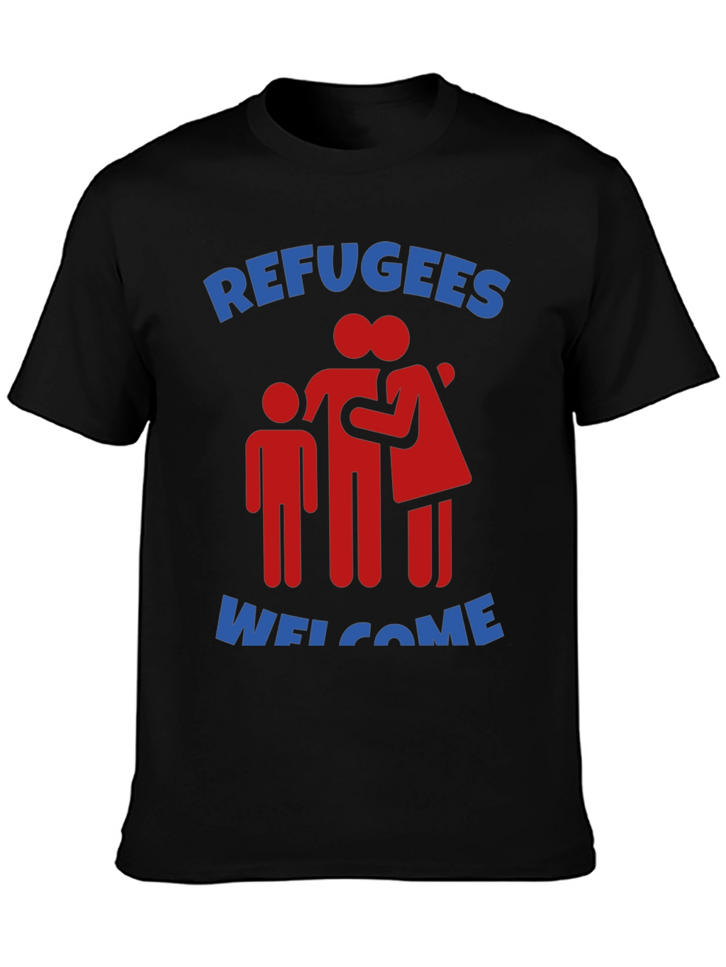 Refugees Welcome Graphic Tee - Show Your Support