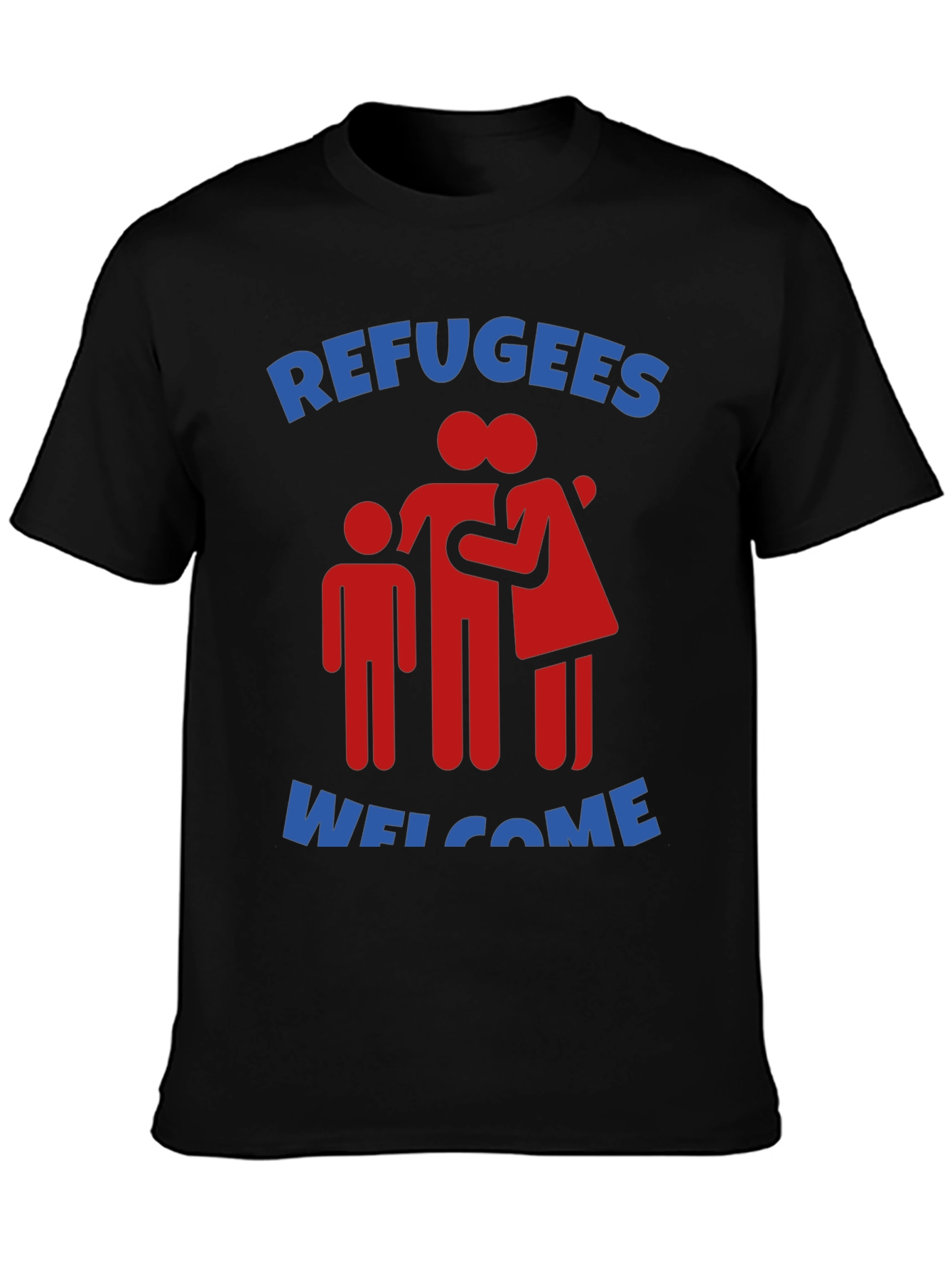 Refugees Welcome Graphic Tee - Show Your Support