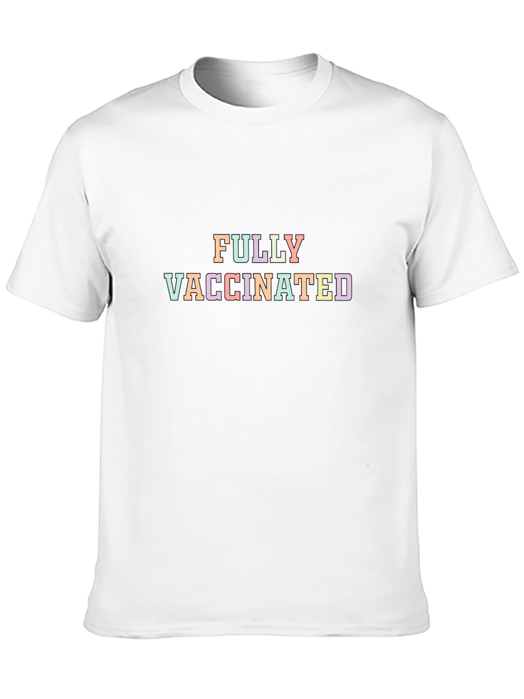 Fully Vaccinated T-Shirt - Black Crew Neck