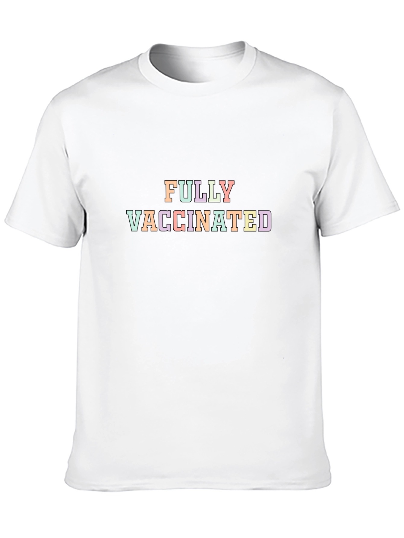 Fully Vaccinated T-Shirt - Black Crew Neck