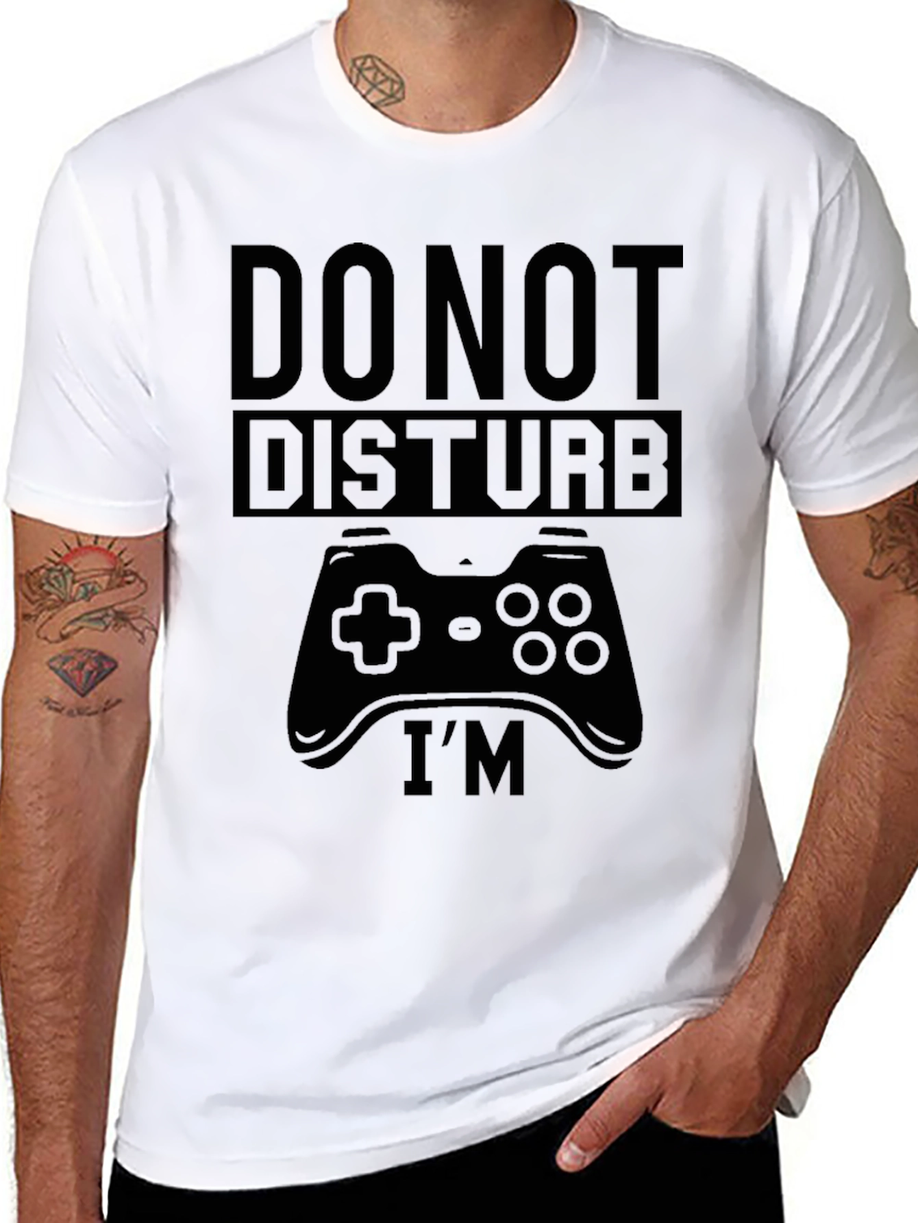 Do Not Disturb Gaming T-Shirt - Black