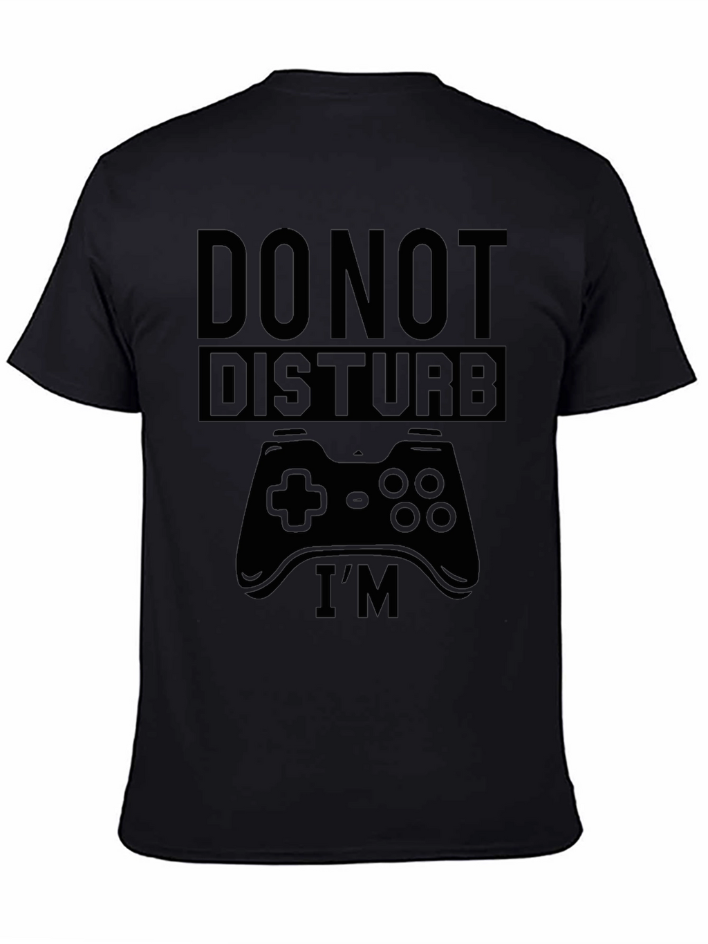 Do Not Disturb Gaming T-Shirt - Black