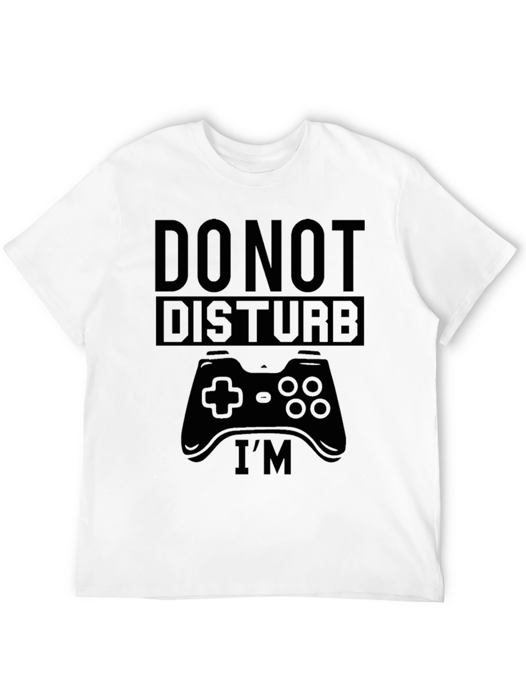 Do Not Disturb Gaming T-Shirt - Black