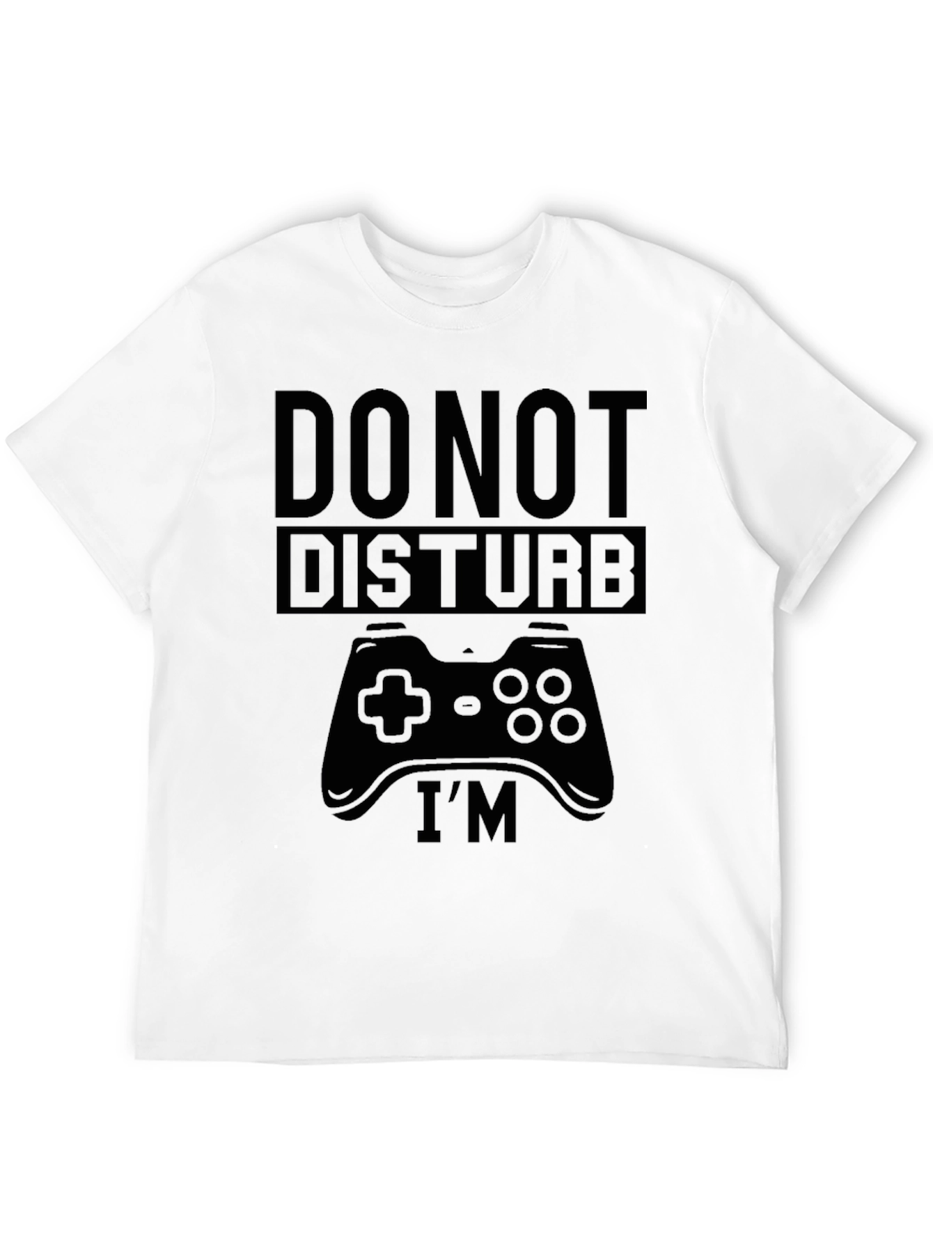 Do Not Disturb Gaming T-Shirt - Black