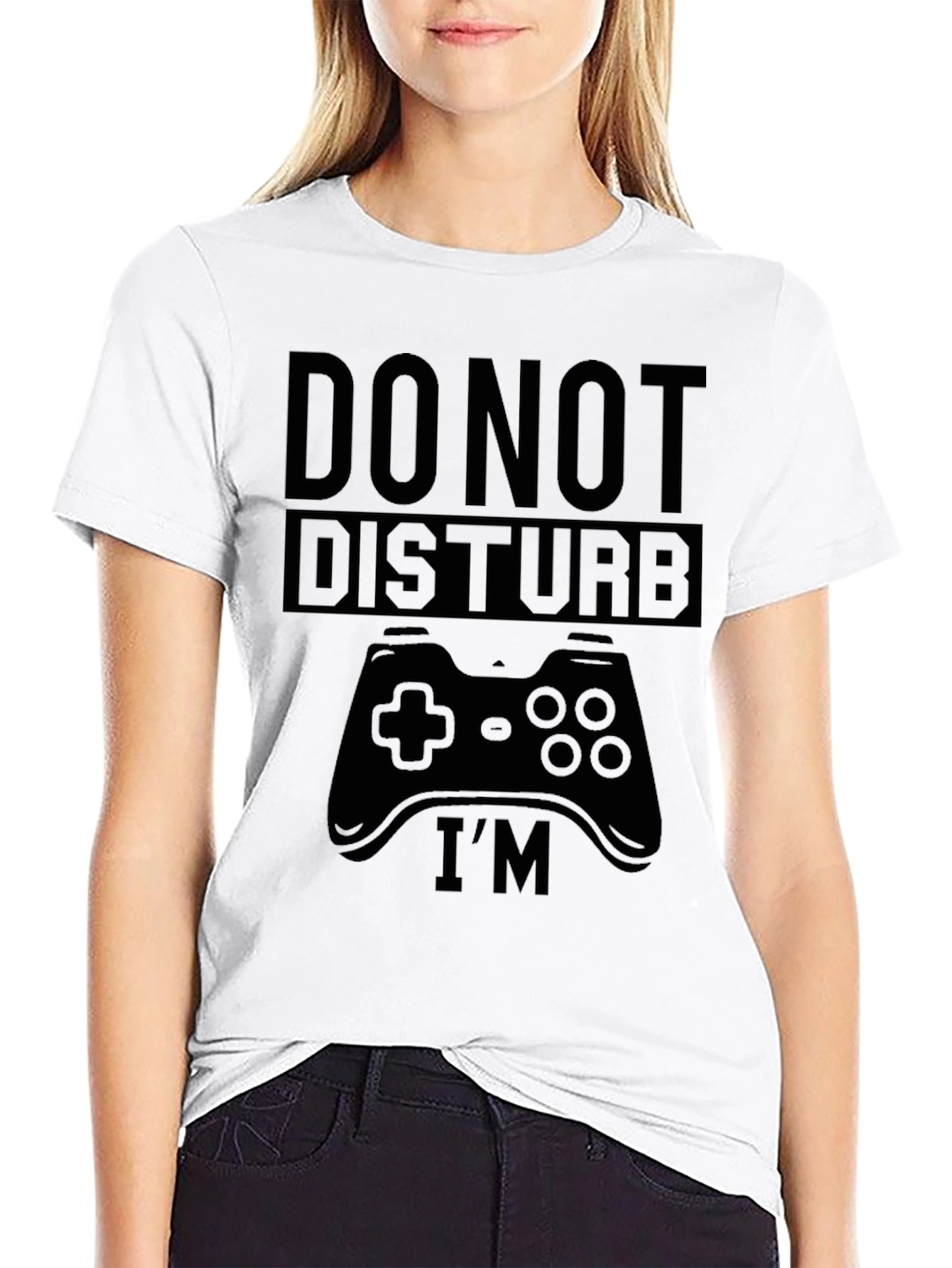 Do Not Disturb Gaming T-Shirt - Black