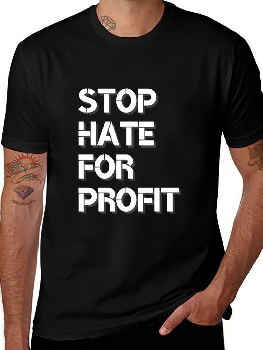 Stop Hate For Profit Graphic Tee