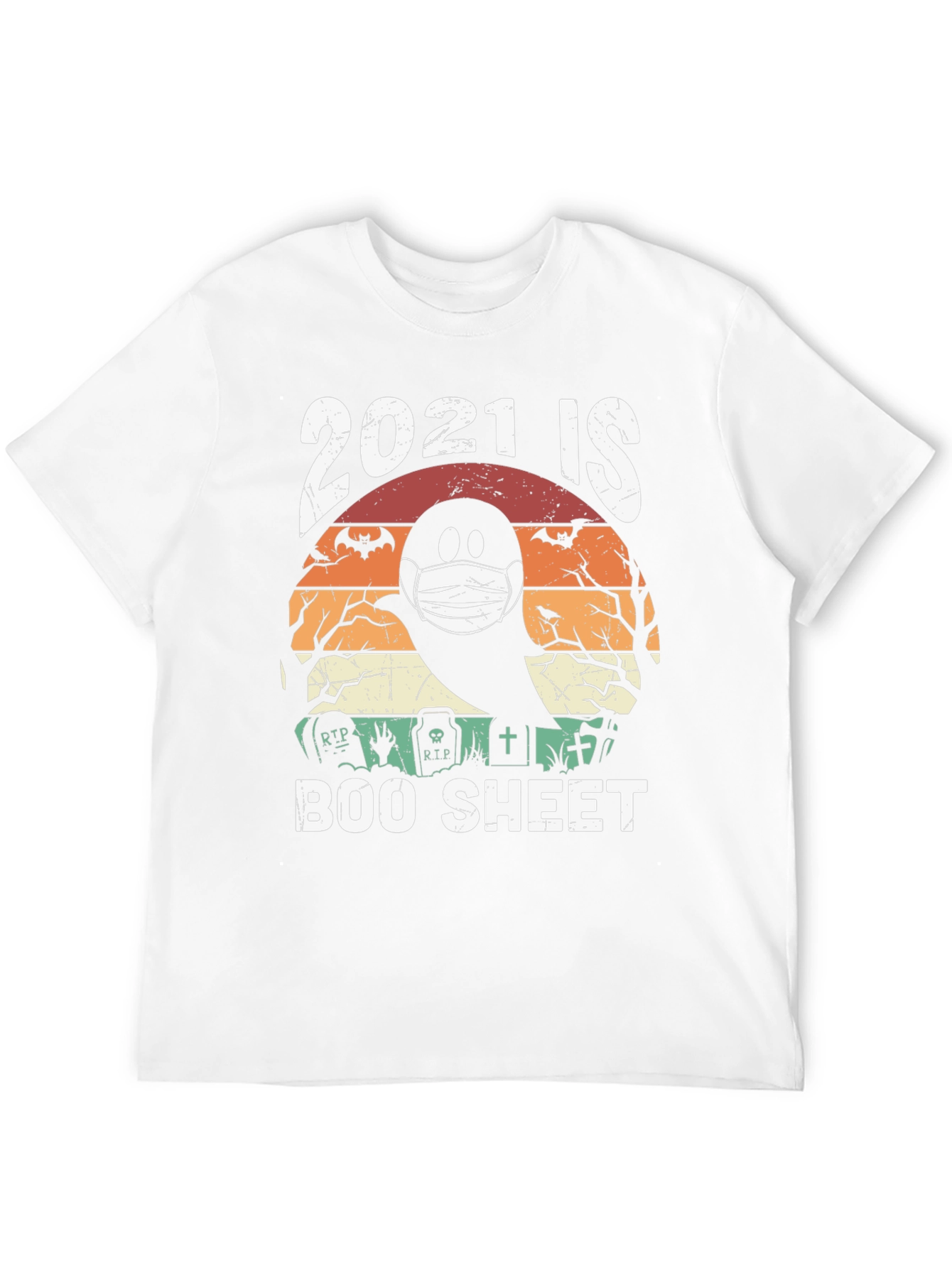 2021 is Boo Sheet Halloween T-Shirt