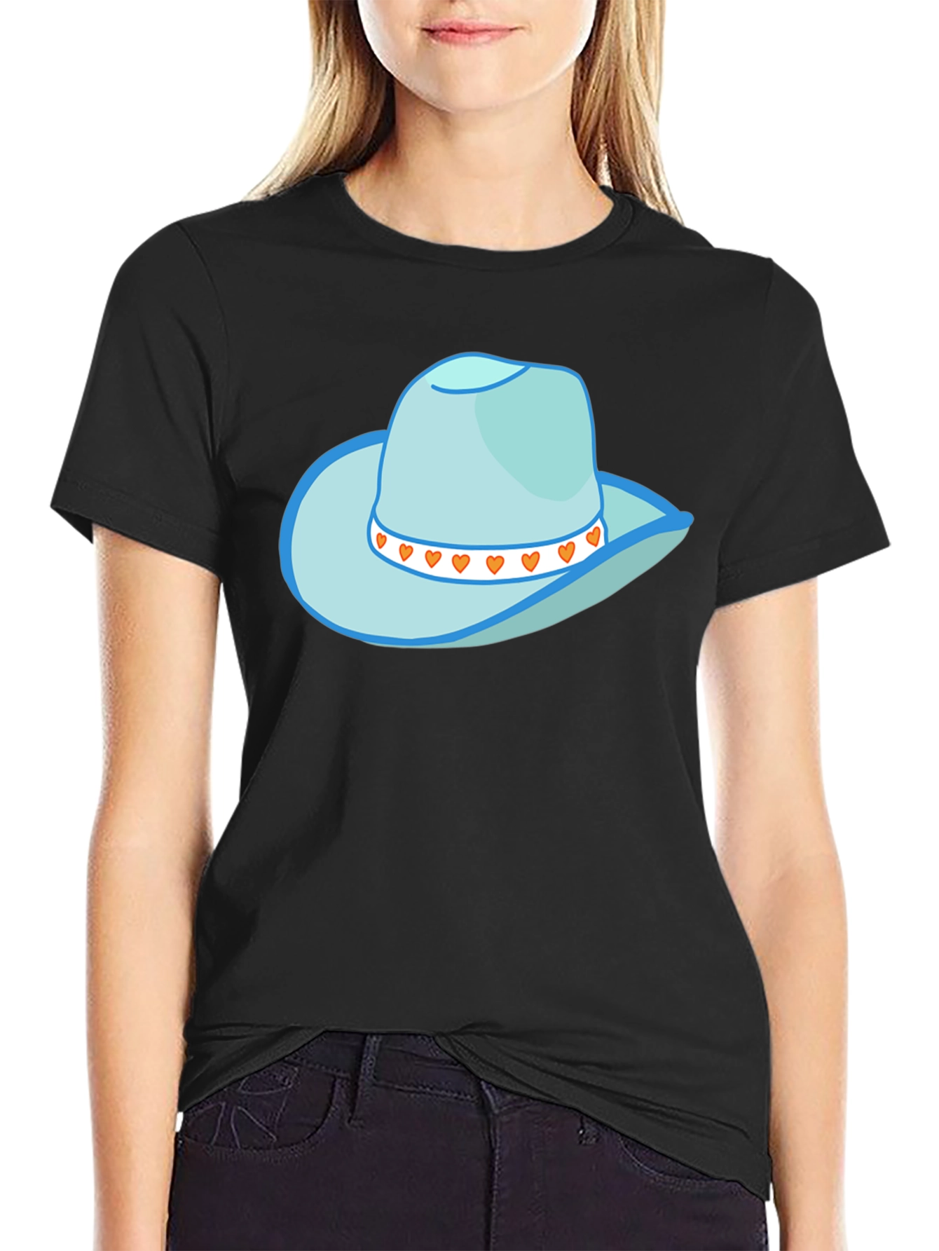 Cowboy Hat Graphic Tee - Stylish Western Style