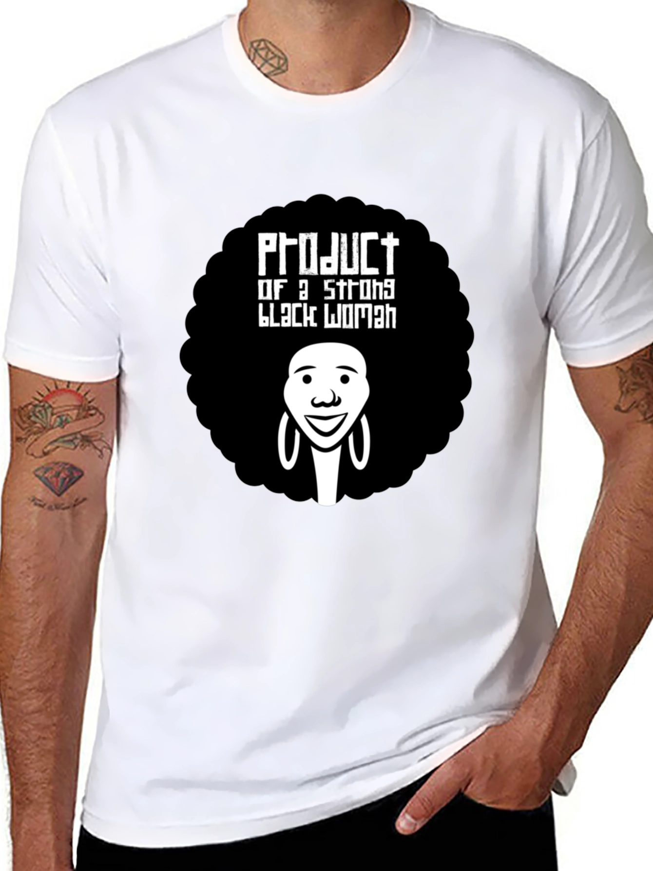 Strong Black Woman Graphic T-Shirt