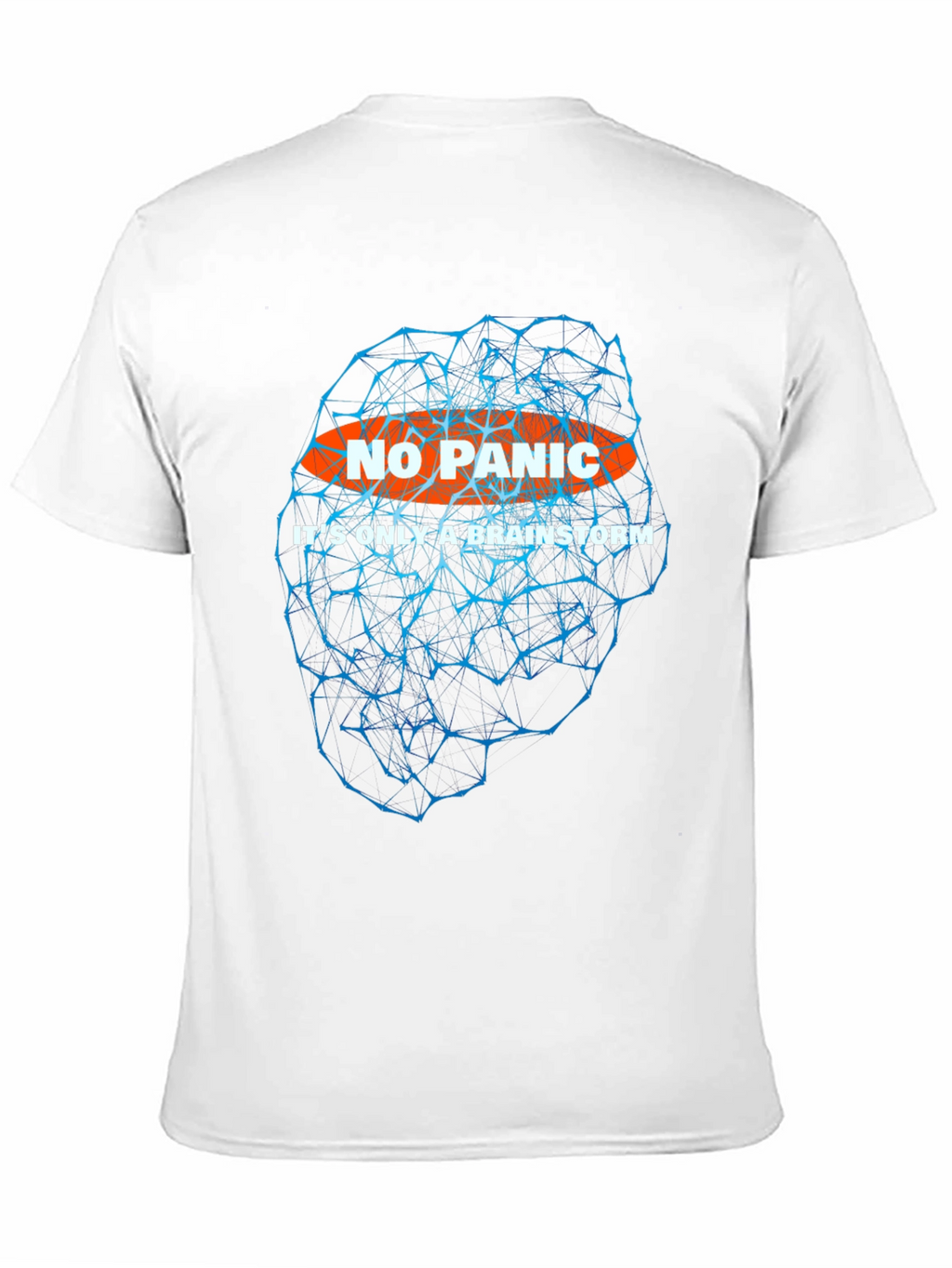 No Panic Brainstorm T-Shirt - Black Graphic Tee