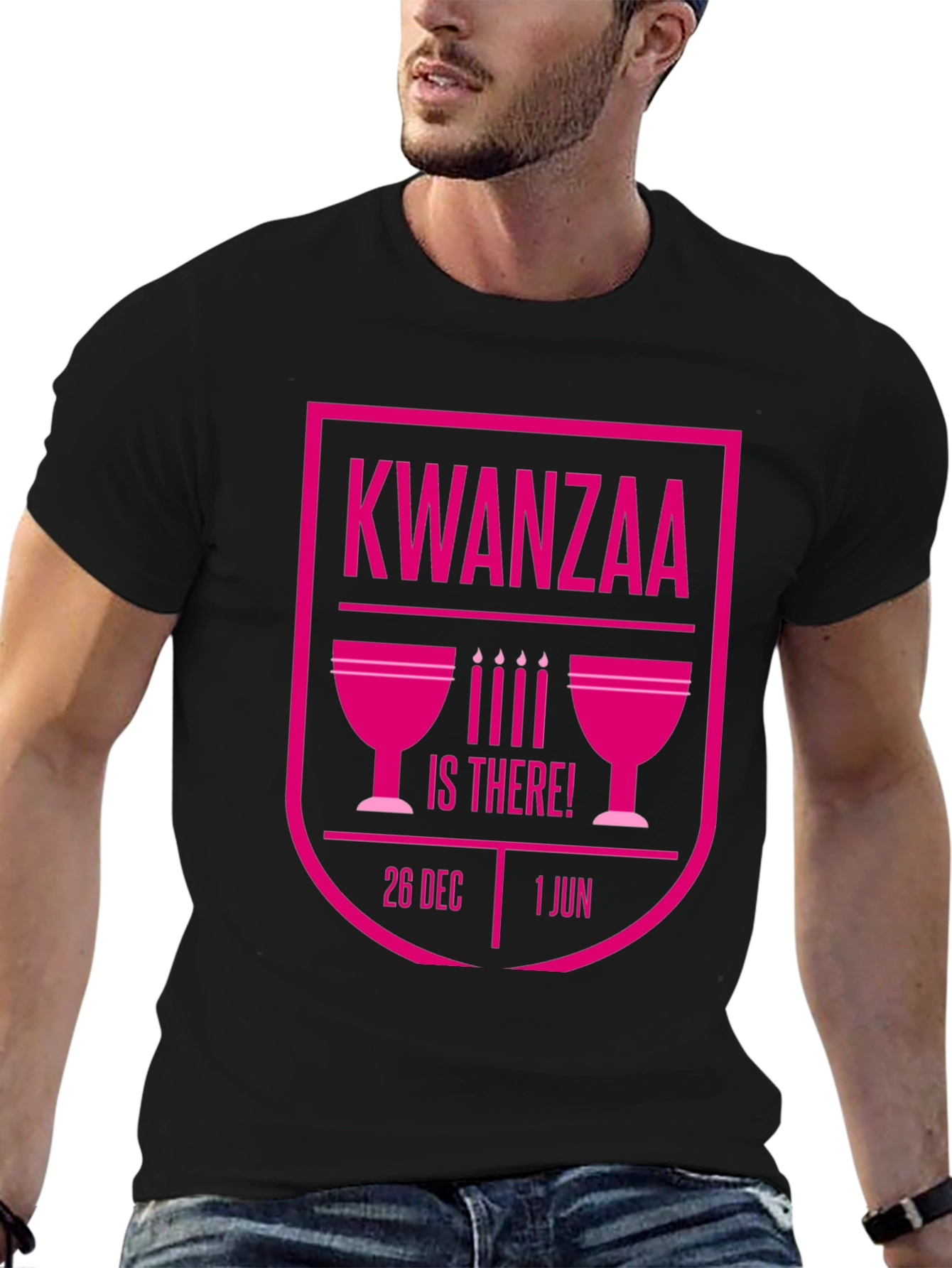 Kwanzaa Celebration Black T-Shirt