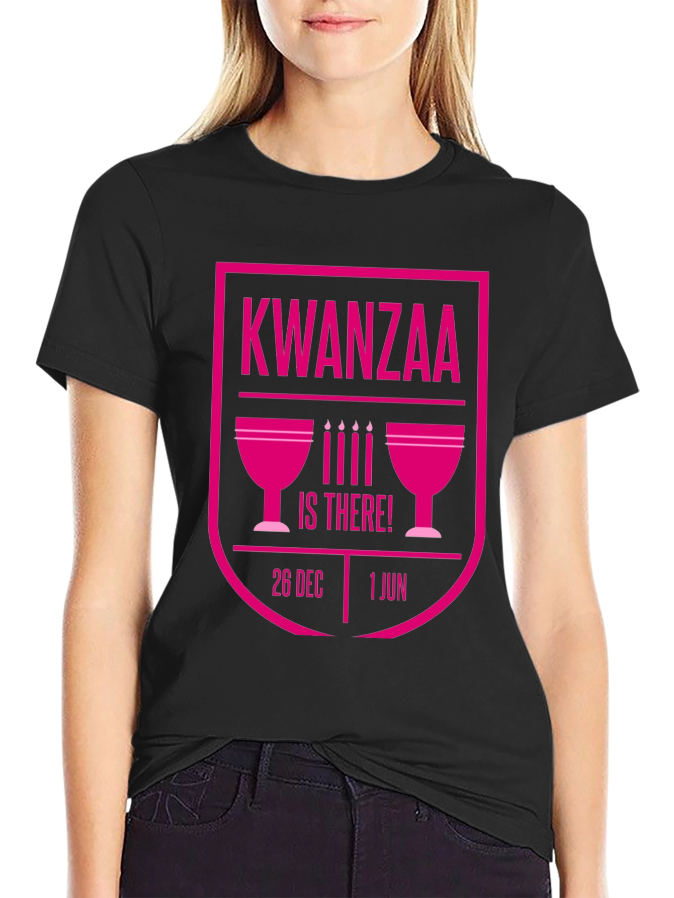 Kwanzaa Celebration Black T-Shirt