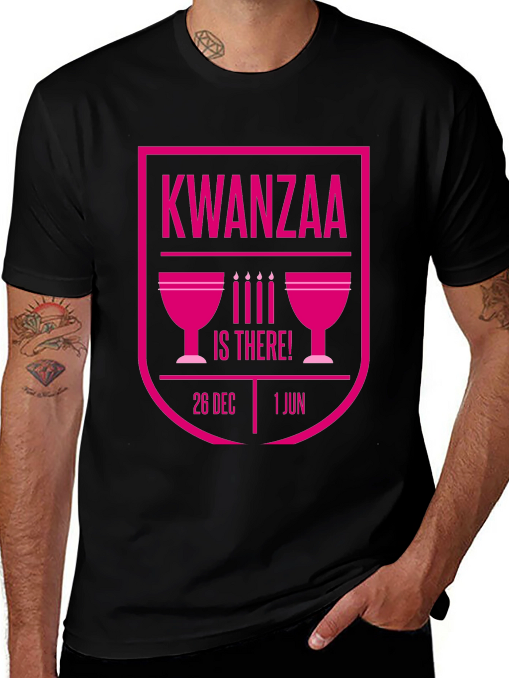 Kwanzaa Celebration Black T-Shirt