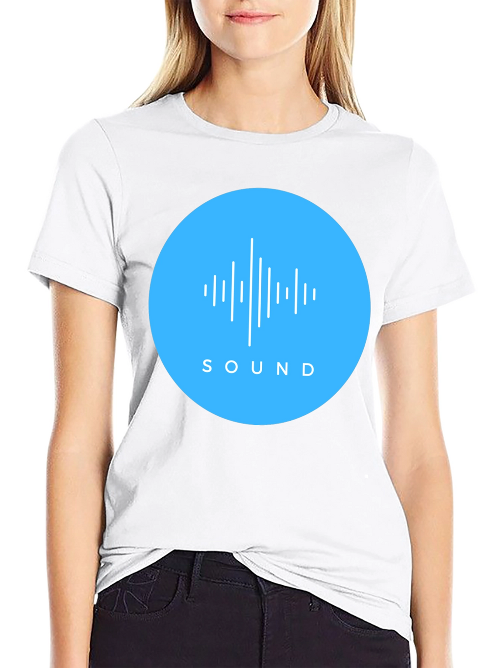 Sound Wave Graphic Tee - Mens Black T-Shirt