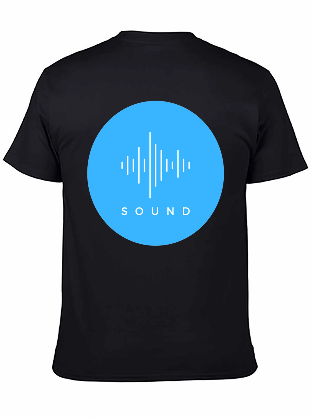 Sound Wave Graphic Tee - Mens Black T-Shirt
