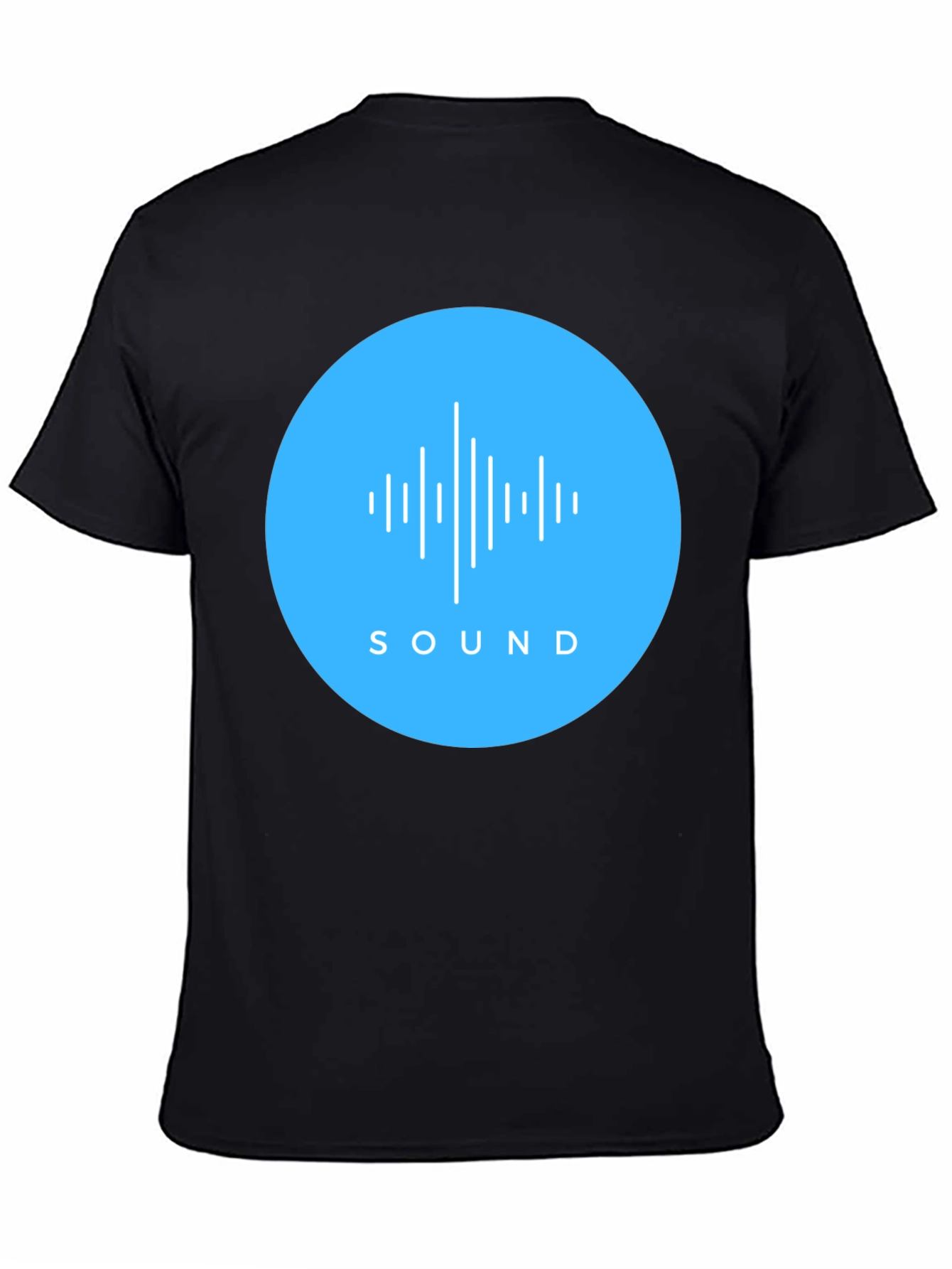 Sound Wave Graphic Tee - Mens Black T-Shirt