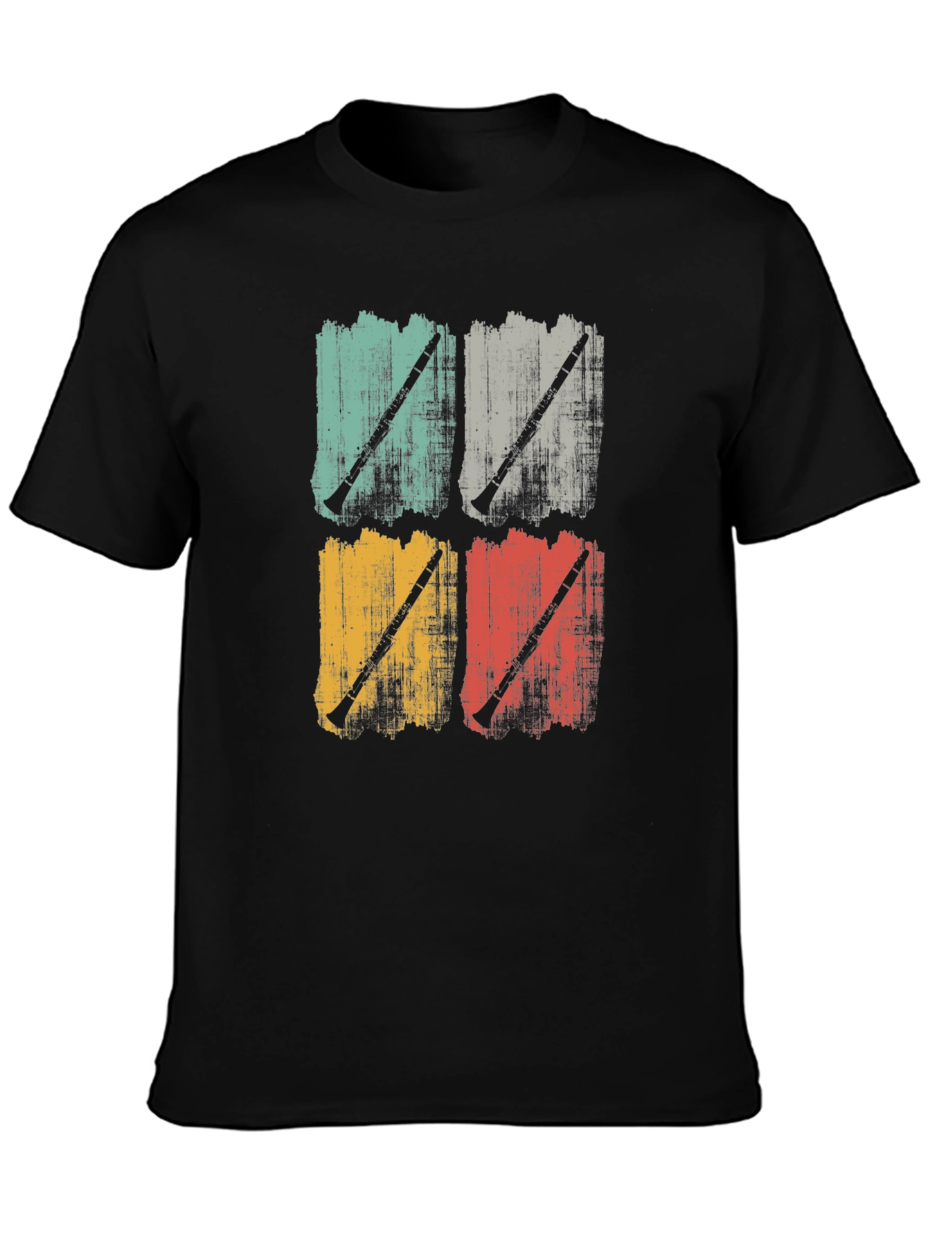 Retro Clarinet T-Shirt - Music Lover Tee