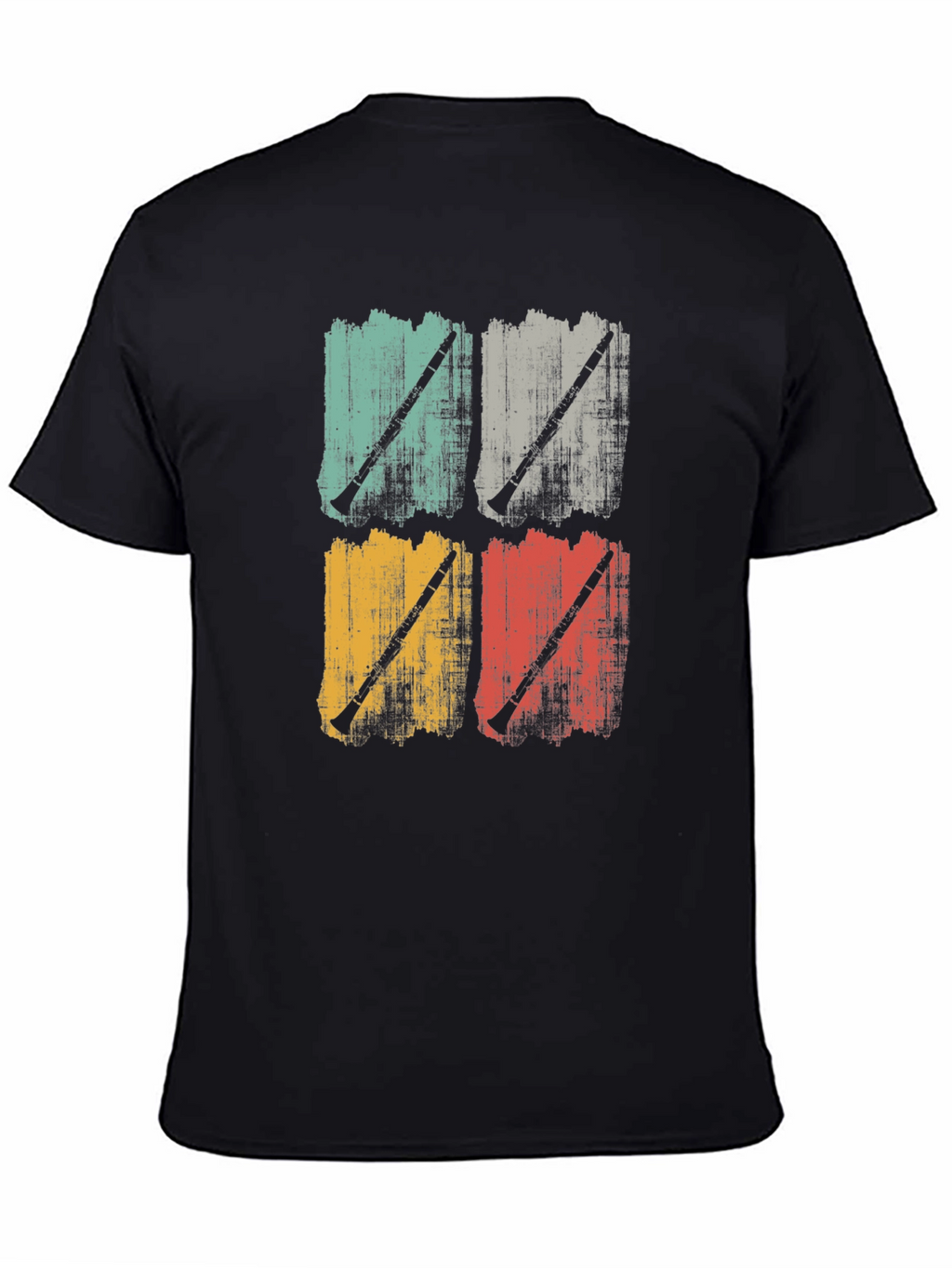 Retro Clarinet T-Shirt - Music Lover Tee