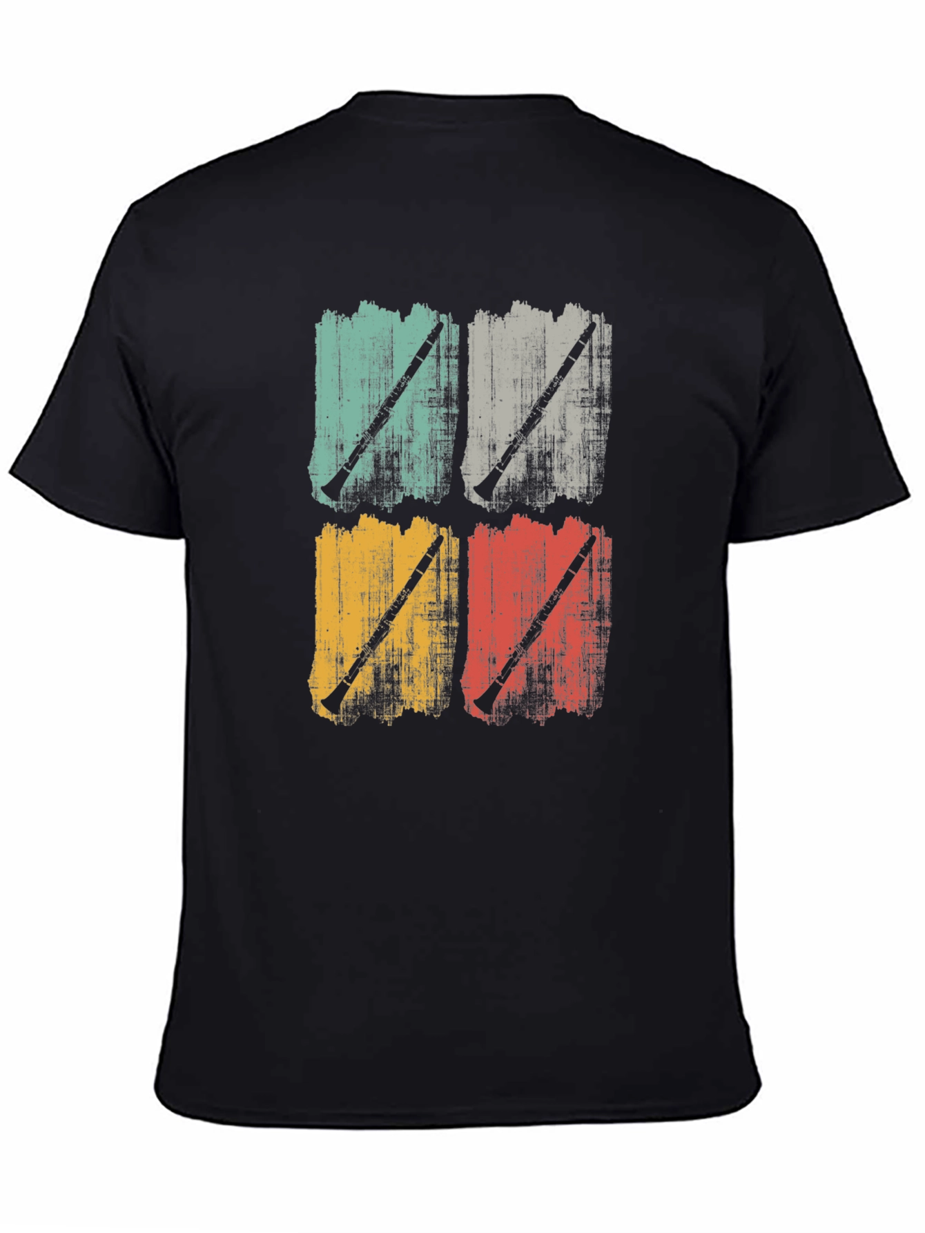Retro Clarinet T-Shirt - Music Lover Tee