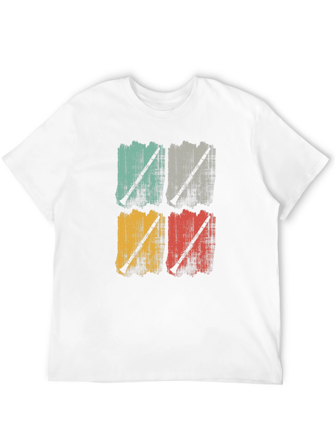 Retro Clarinet T-Shirt - Music Lover Tee